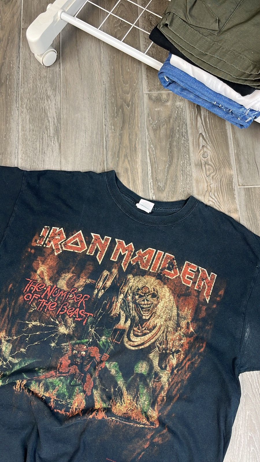 Gildan × Iron Maiden × Vintage Rare❗️Vintage 00s Iron Maiden Gildan World Tour 1982-83 tee Size US L / EU 52-54 / 3 - 2 Thumbnail