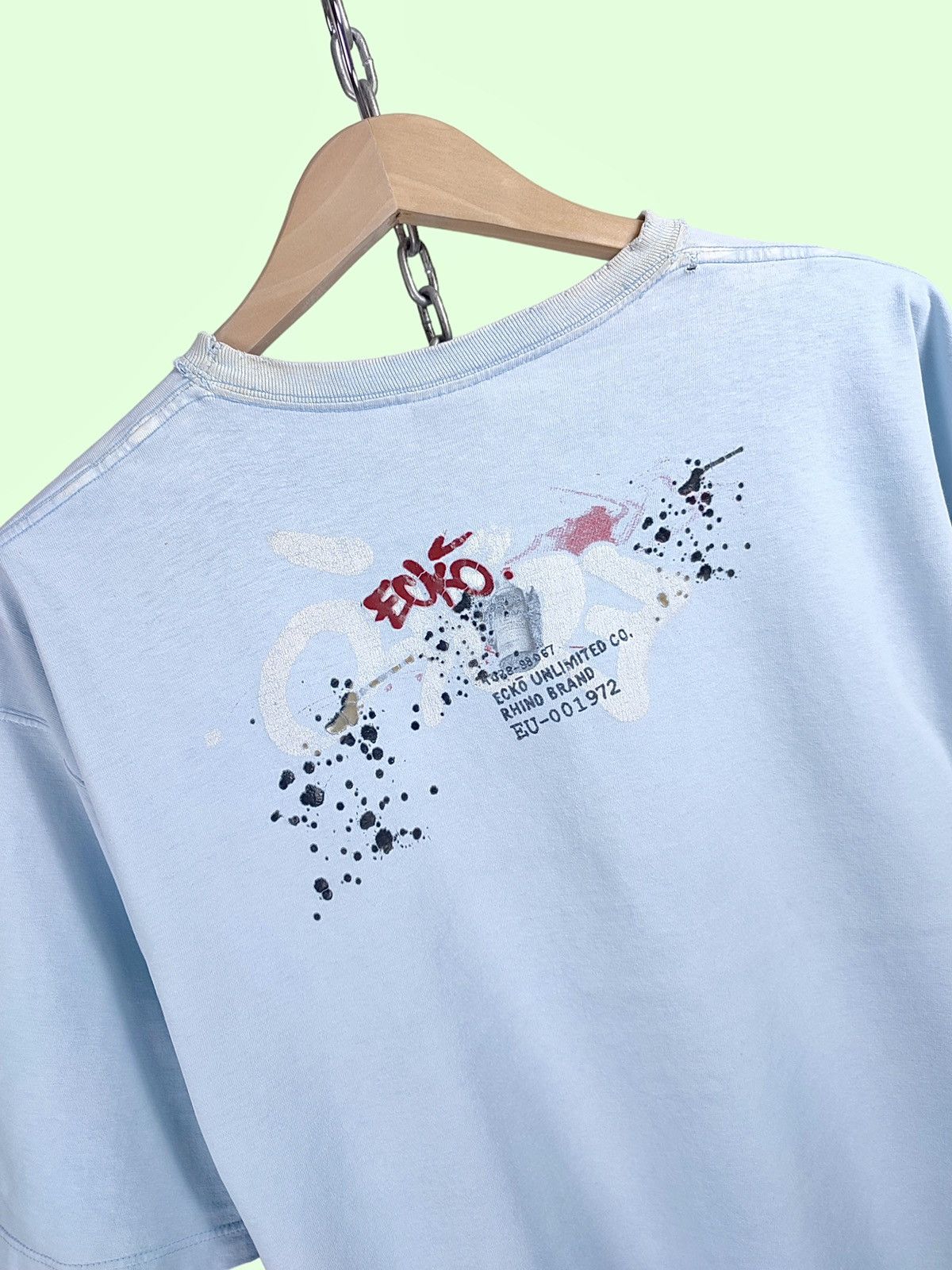 Ecko Unltd. Y2K Vintage Ecko Graffiti Distressed Print Hip-Hop Tee Size US XL / EU 56 / 4 - 11 Thumbnail