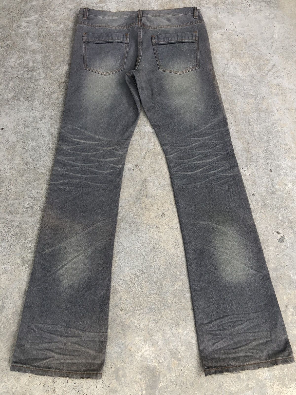 If Six Was Nine Japanese Indecent Flared Jeans Distressed Jeans Size US 33 - 2 Thumbnail