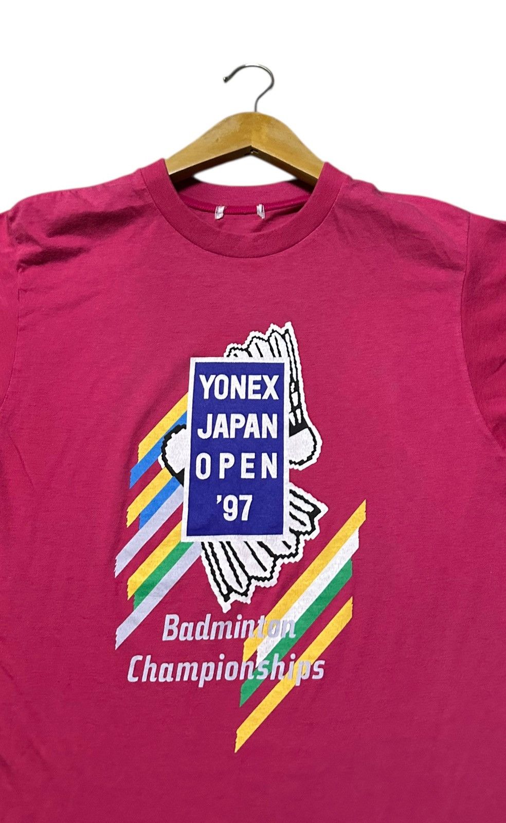 Vintage Vintage Yonex Japan open 1997 badminton championship tshirt Size US S / EU 44-46 / 1 - 3 Thumbnail
