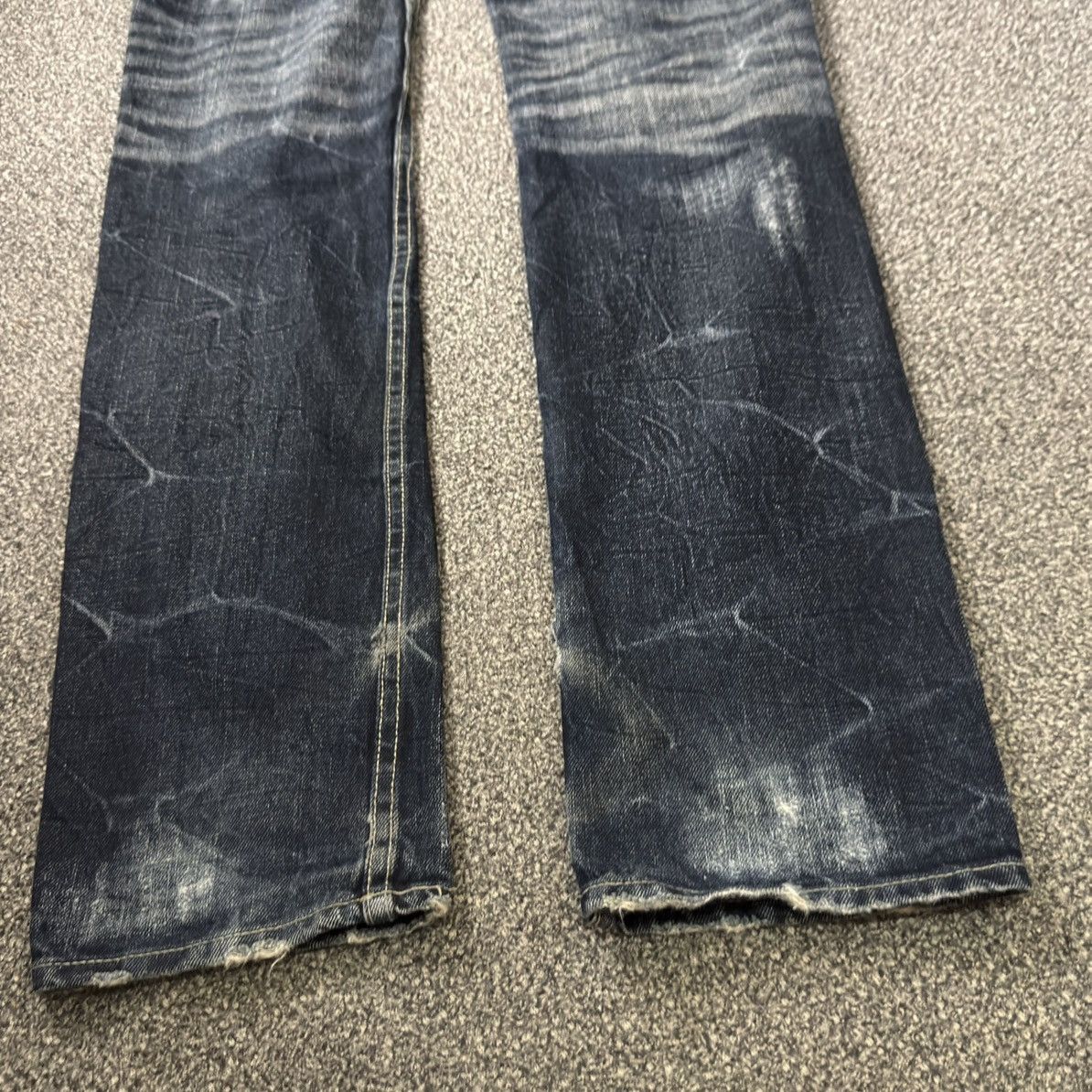 semanticdesign 90s Japanese Brand Semantic Design Distressed Studded Denim Size US 30 / EU 46 - 13 Thumbnail