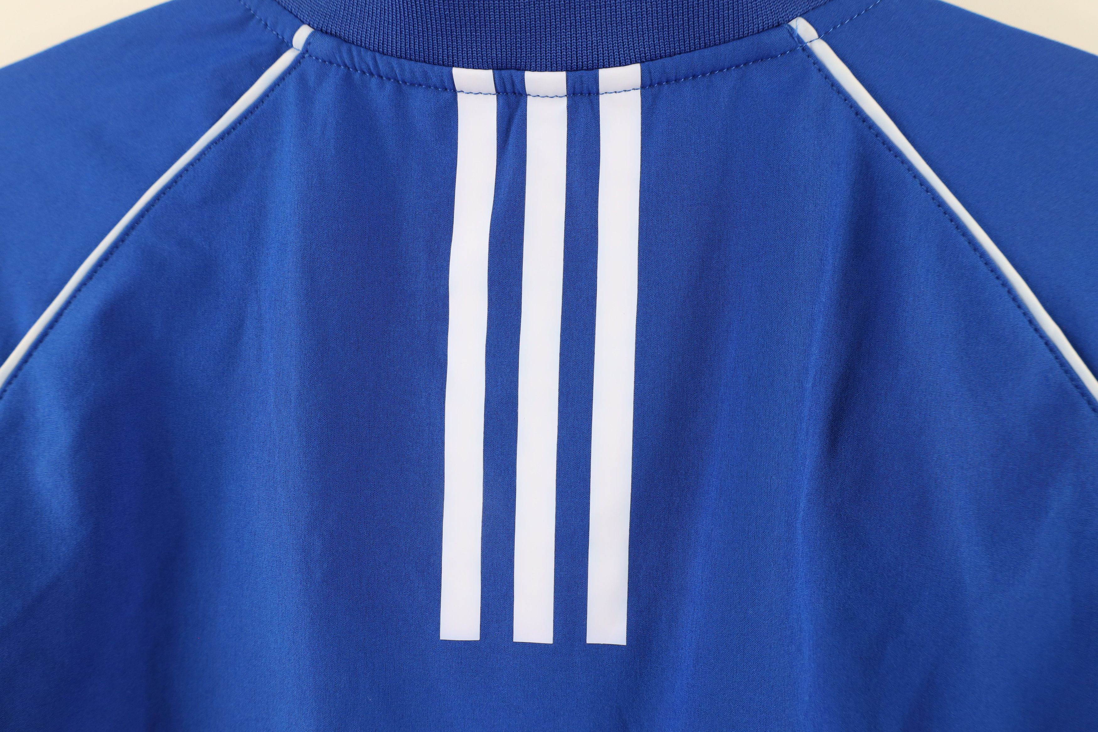 Adidas × Vintage Adidas Out Short Sleeve Half Zip Pullover Jacket Royal Blue Size US XL / EU 56 / 4 - 8 Thumbnail