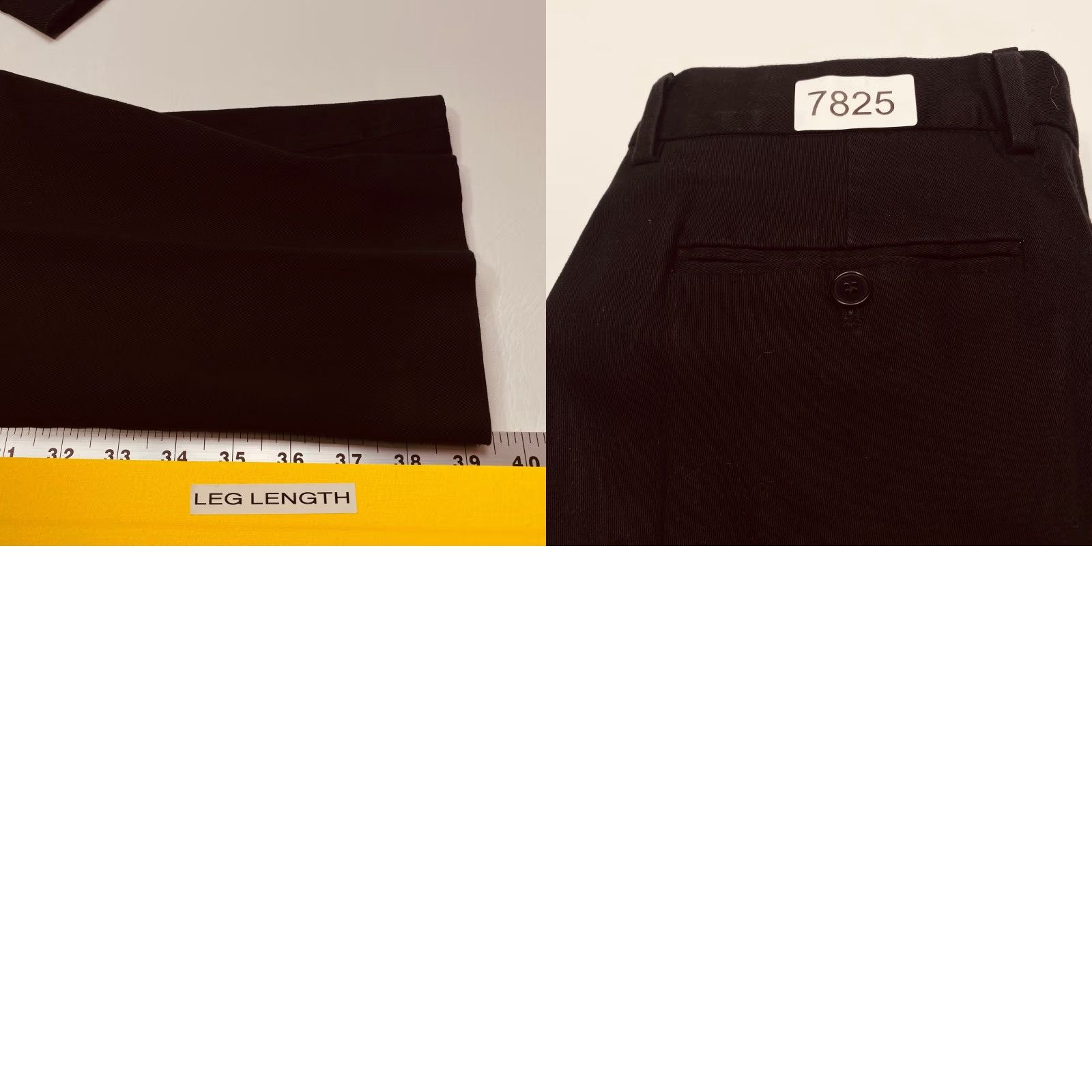 Polo Ralph Lauren Polo Ralph Lauren Classic Chino Pants Mens 36x30 Black Cotton Stretch 7825 Size US M / EU 48-50 / 2 - 9 Thumbnail