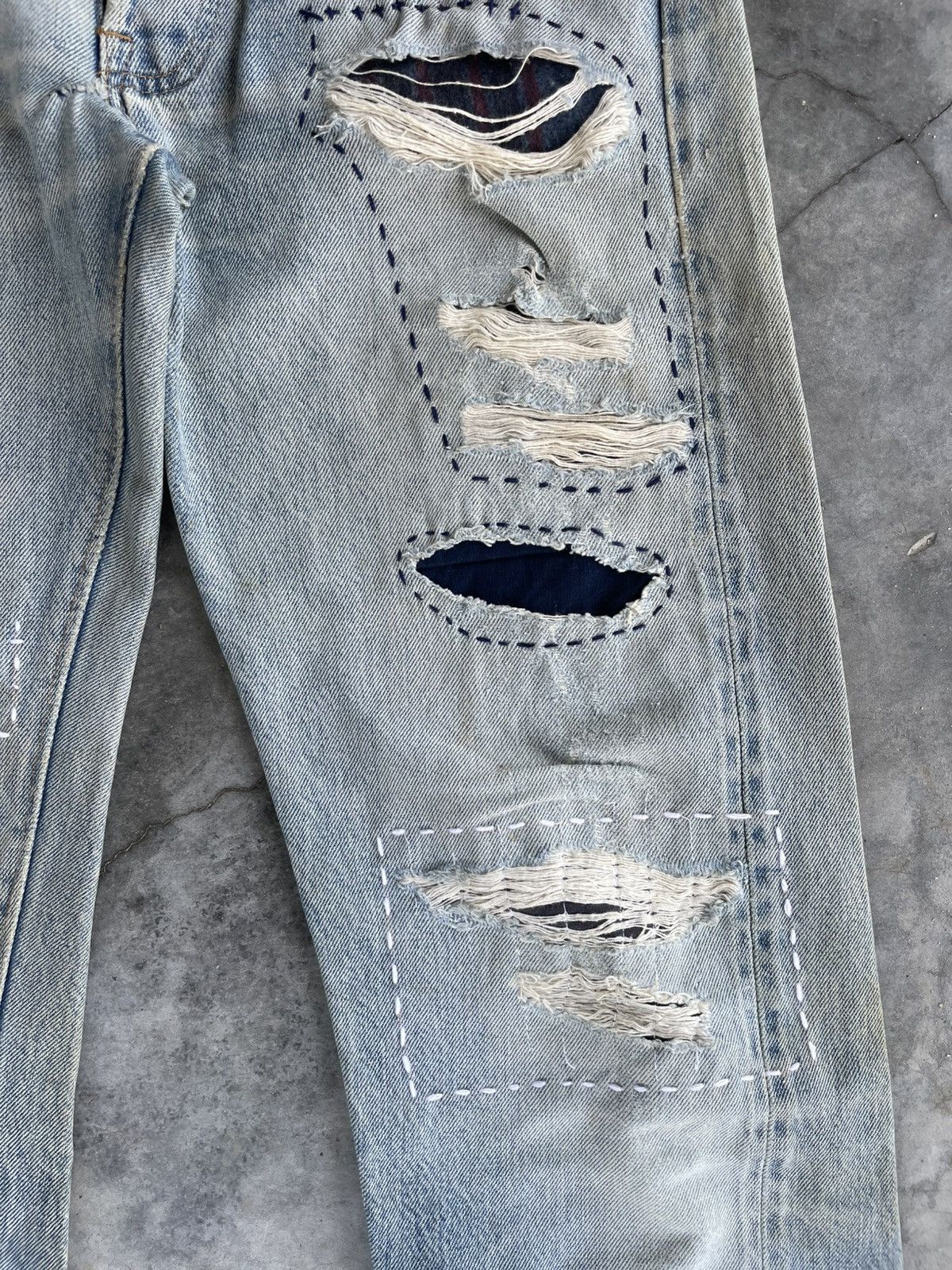 Levi's VTG 80s Levi's 501 Redline #524 #boro Size US 30 / EU 46 - 5 Thumbnail