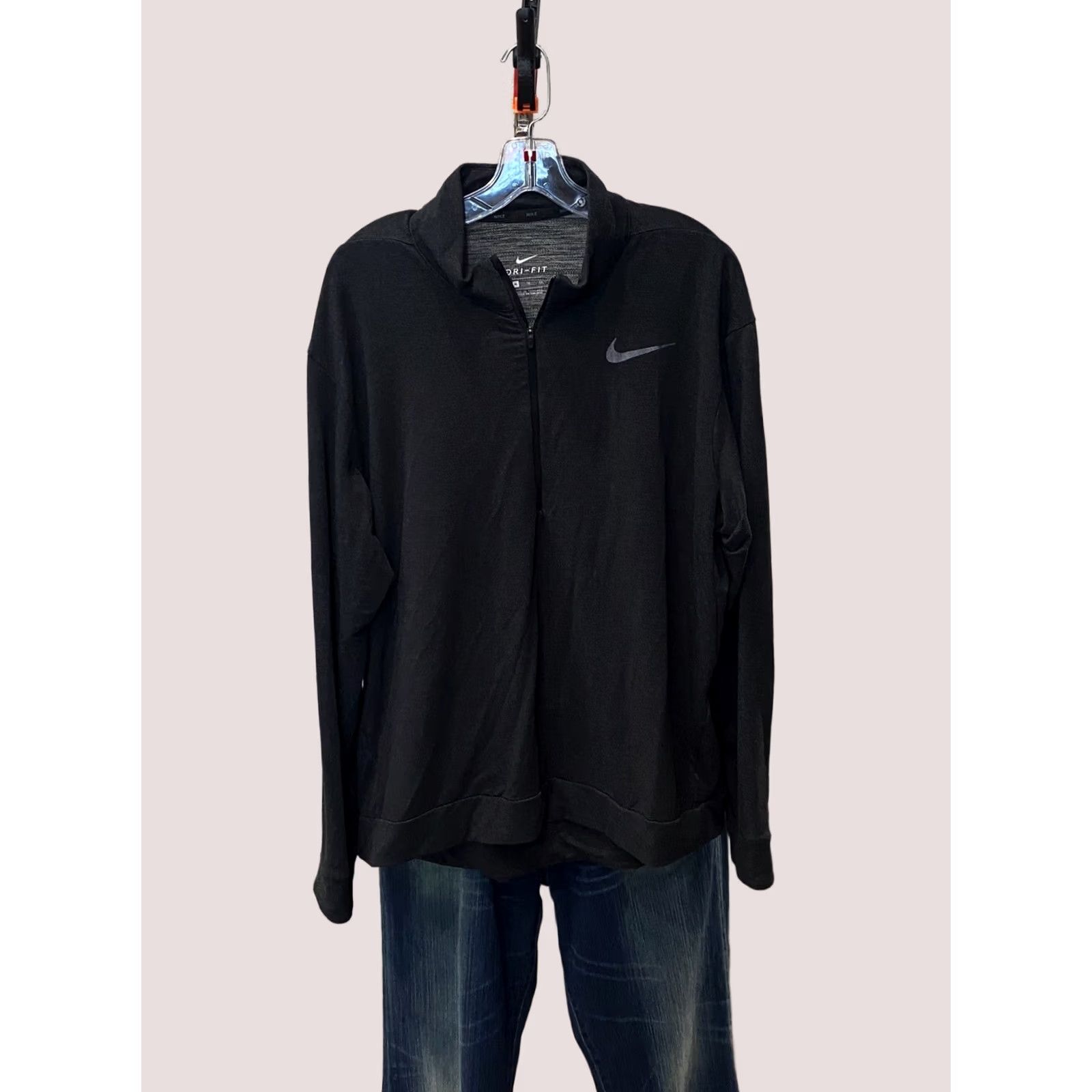Nike Nike Gray Stretch Zippered SWEATER XL Extra Large Mens Size US XL / EU 56 / 4 - 1 Thumbnail