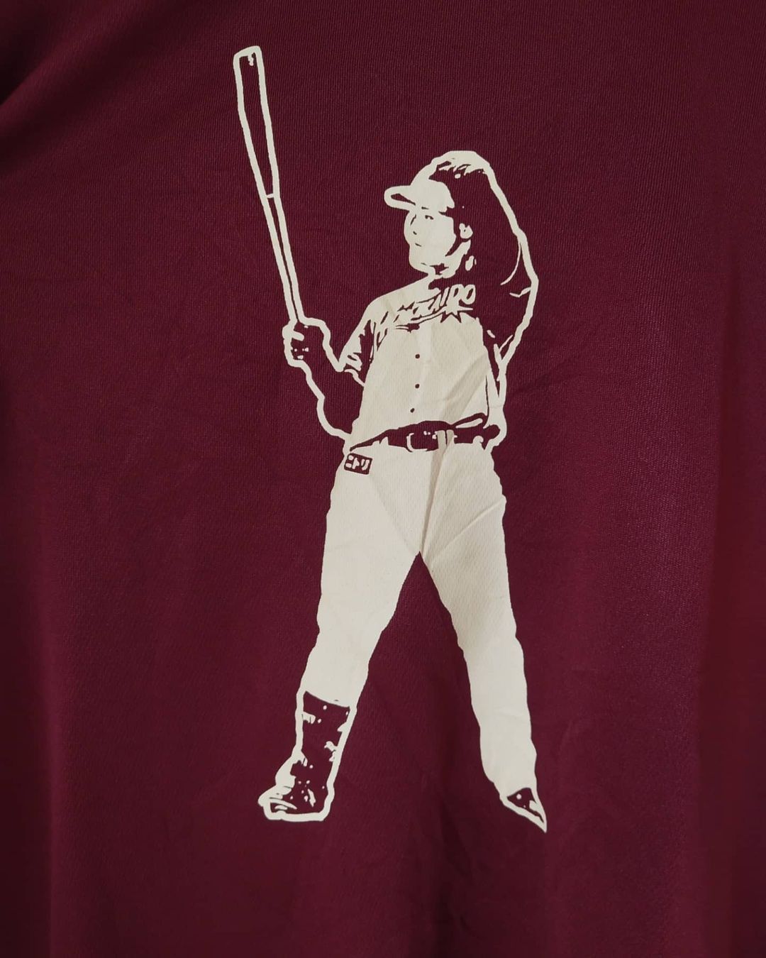 Japanese Brand Nippon Ham Fighters Baseball Team Maroon Jersey Tees Size US L / EU 52-54 / 3 - 3 Thumbnail