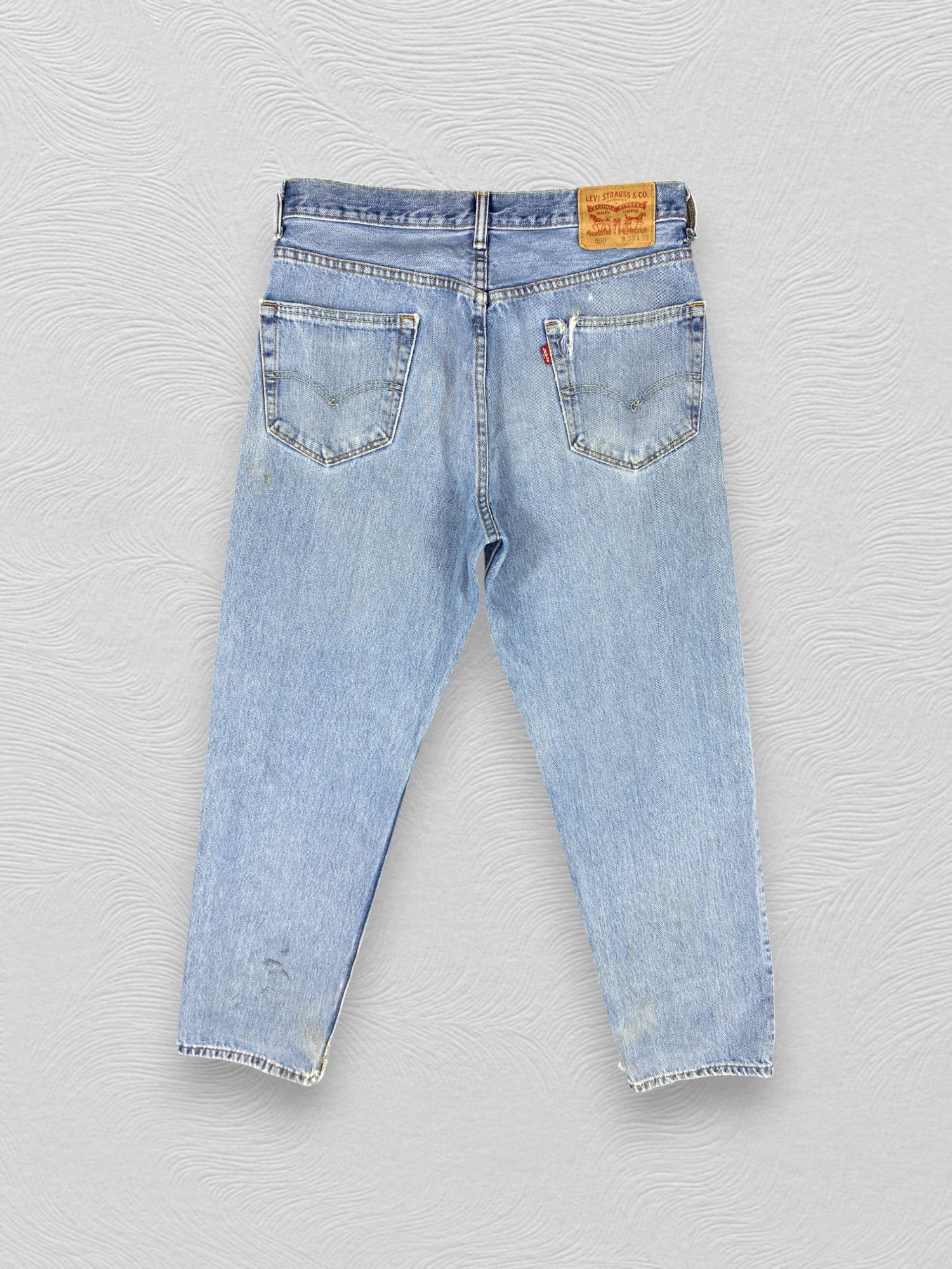 Levi's Mid Blue Vintage Levi's 550 Jeans 34x32.5 Denim -JN1996 Size US 34 / EU 50 - 2 Thumbnail