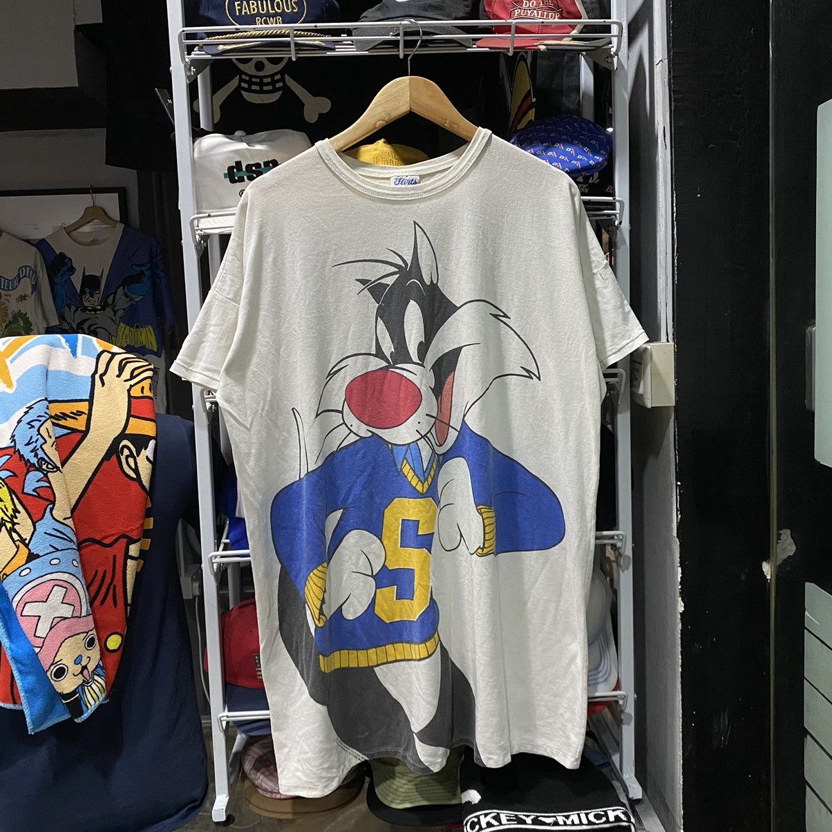 Vintage VINTAGE WB Looney Tunes SYLVESTER Big Face Collection Tee Size US XXL / EU 58 / 5 - 1 Thumbnail