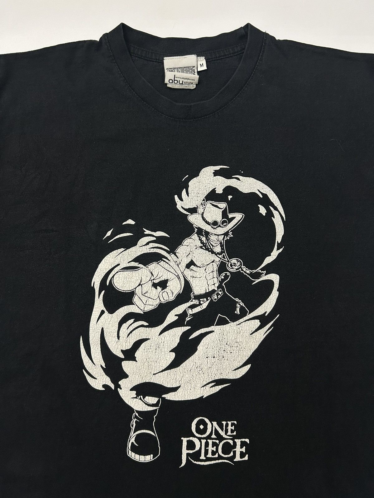 Anime × Japanese Brand × Vintage Vintage One Piece Portgas D. Ace Promo Anime T-Shirt Size US M / EU 48-50 / 2 - 2 Thumbnail