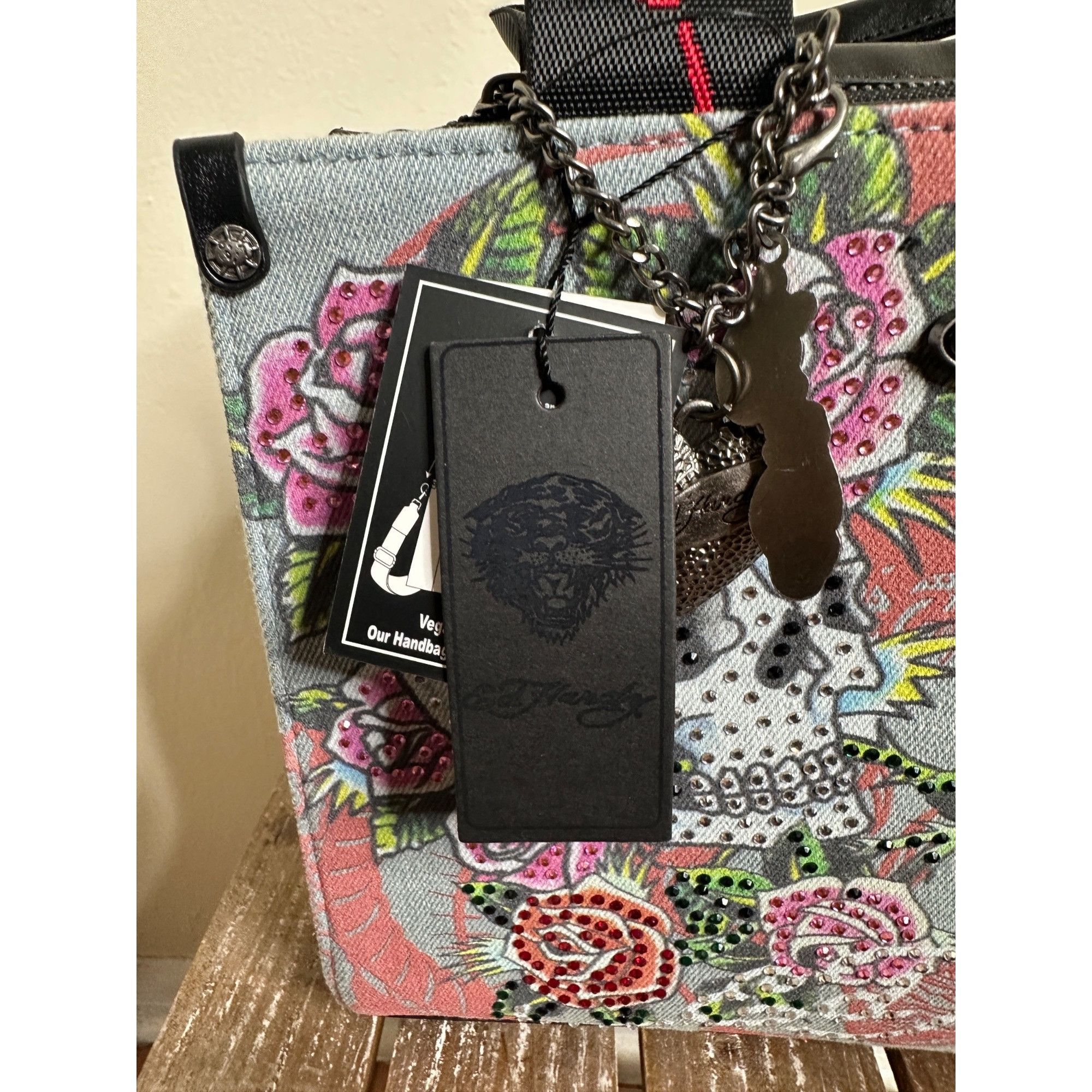 Ed Hardy Ed Hardy Tote Bag Size ONE SIZE - 3 Thumbnail