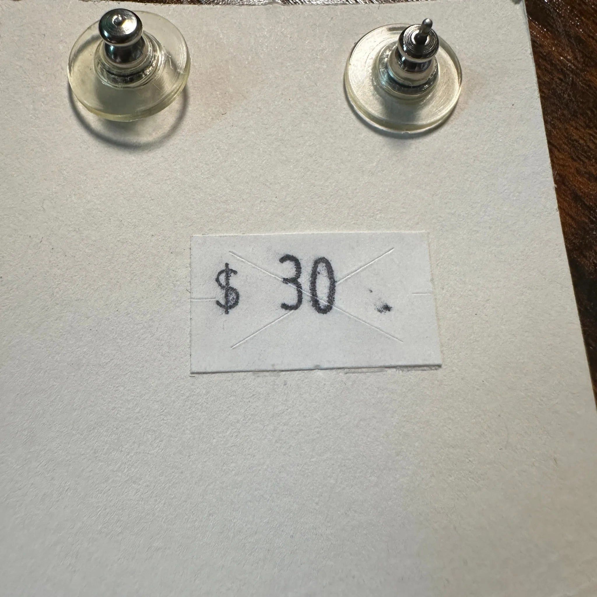 Other Navajo Elegance: Sterling Silver Turquoise Studs Size ONE SIZE - 4 Thumbnail
