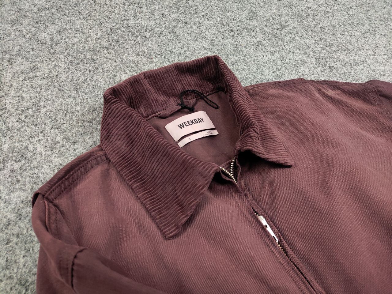 Weekday Weekday ayla twill Jacket Vintage Dark Fabric Faded Style Size US S / EU 44-46 / 1 - 17 Thumbnail