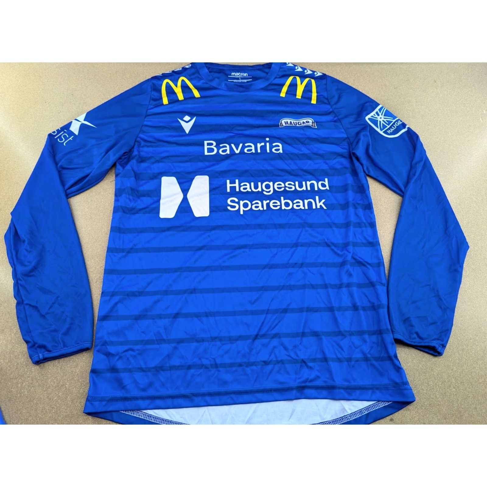 Macron Macron Haugar Norway Football Jersey Size L Unisex Adults Long Sleeve Blue #7 Size US L / EU 52-54 / 3 - 2 Thumbnail