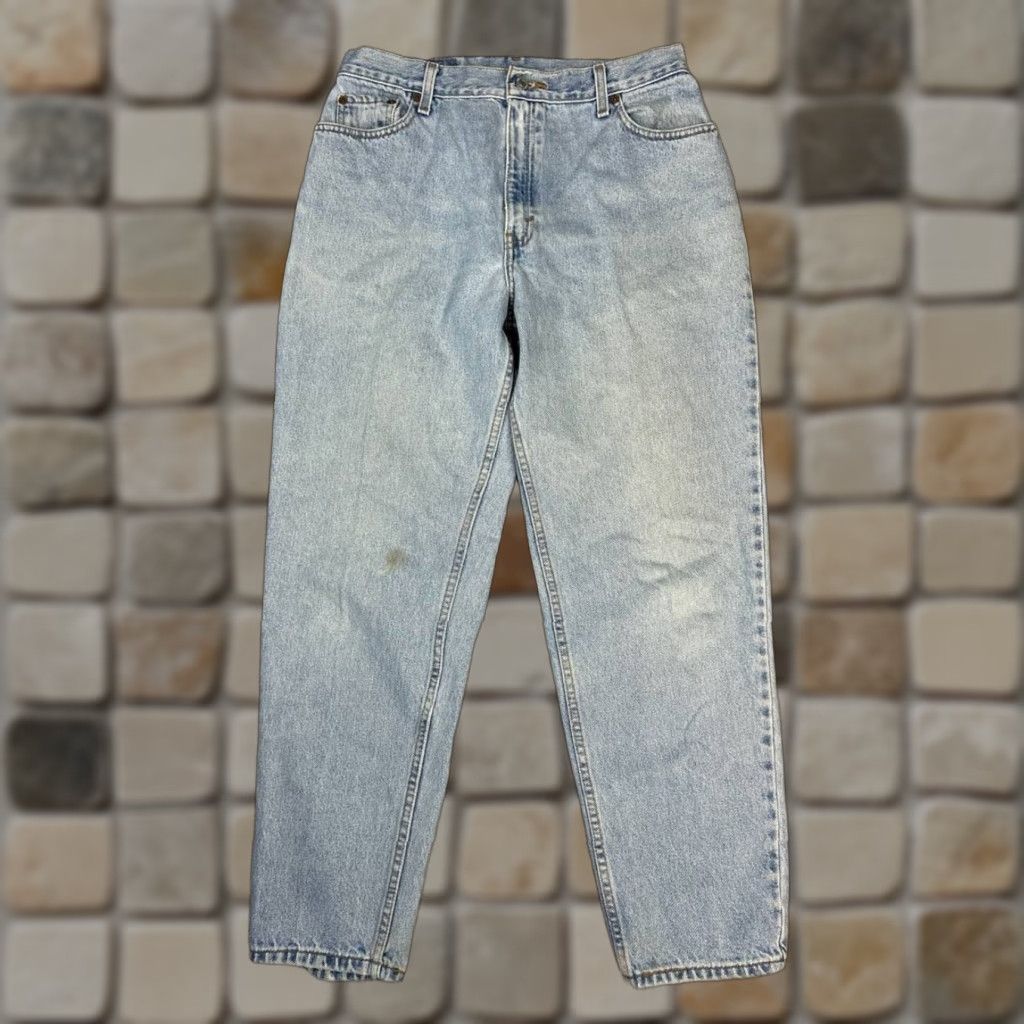 Levi's Levi's 550 Jeans Womens 14 Blue Denim 100% Cotton Relaxed Fit High Rise Tapered 30x29 Jeans Size 36" / US 14 / IT 50 - 1 Thumbnail