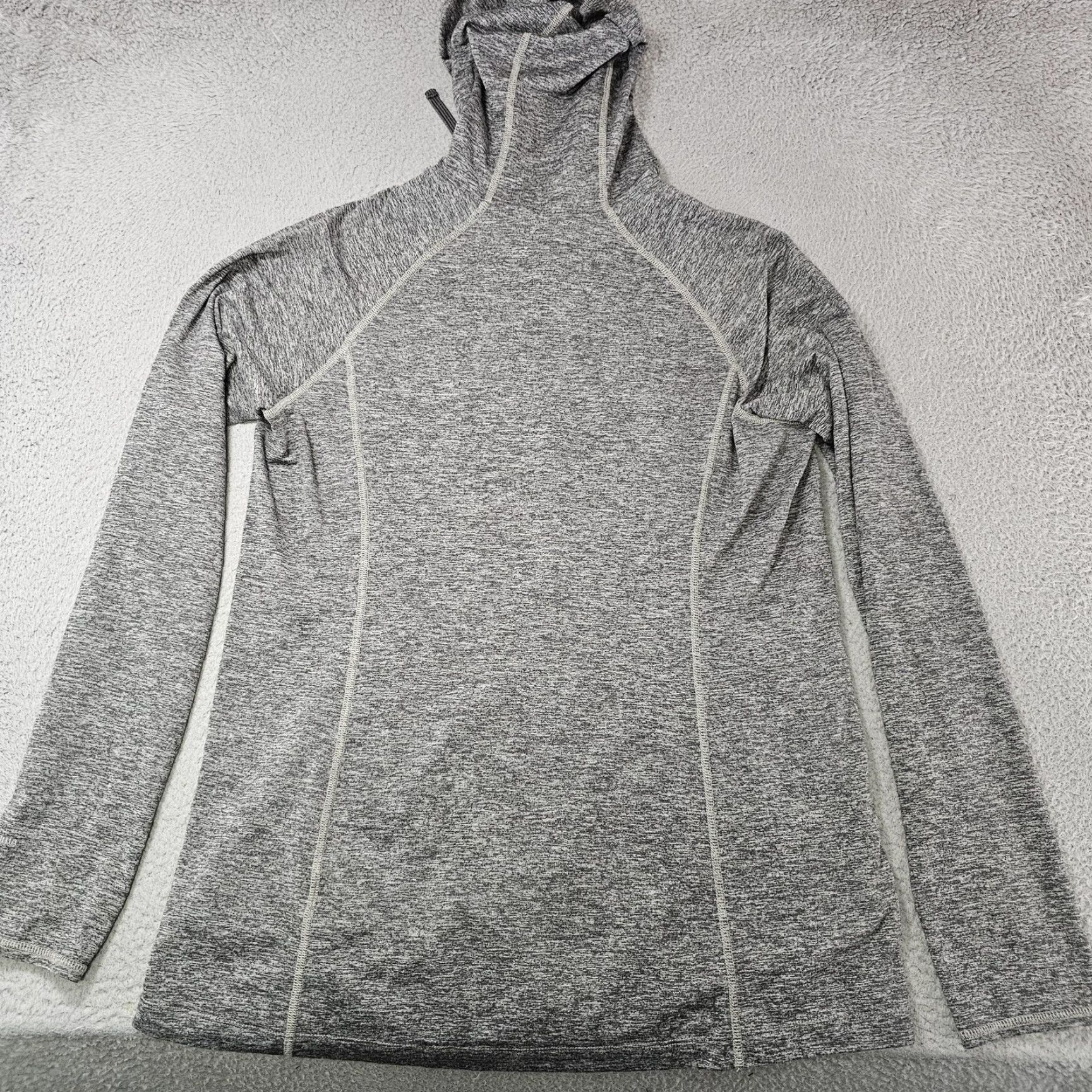 Patagonia Patagonia Jacket Womens L Gray Fleece Full Zip Hooded Pockets 54905 Size L / US 10 / IT 46 - 6 Thumbnail