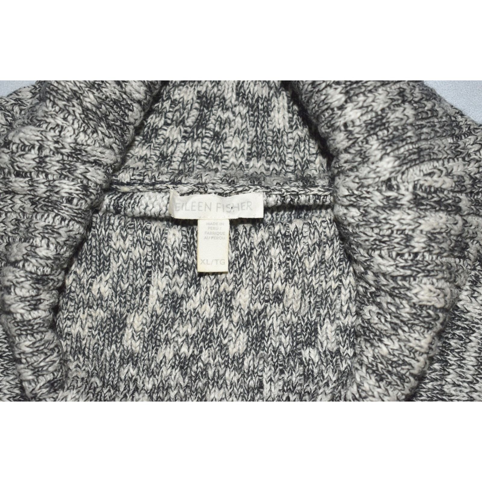 Eileen Fisher EILEEN FISHER Cotton Baby Alpaca Cowl Neck Sweater Size XL Size XL / US 12-14 / IT 48-50 - 3 Thumbnail