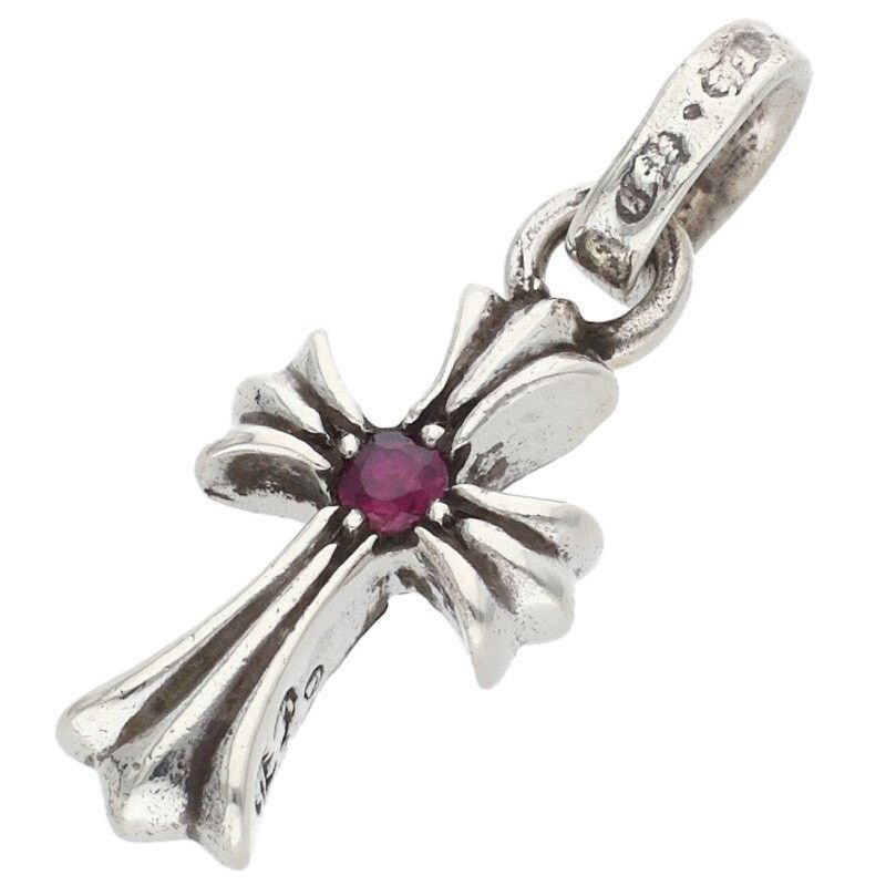 Chrome Hearts Chrome Hearts Ruby Charm Silver Necklace Size ONE SIZE - 2 Thumbnail