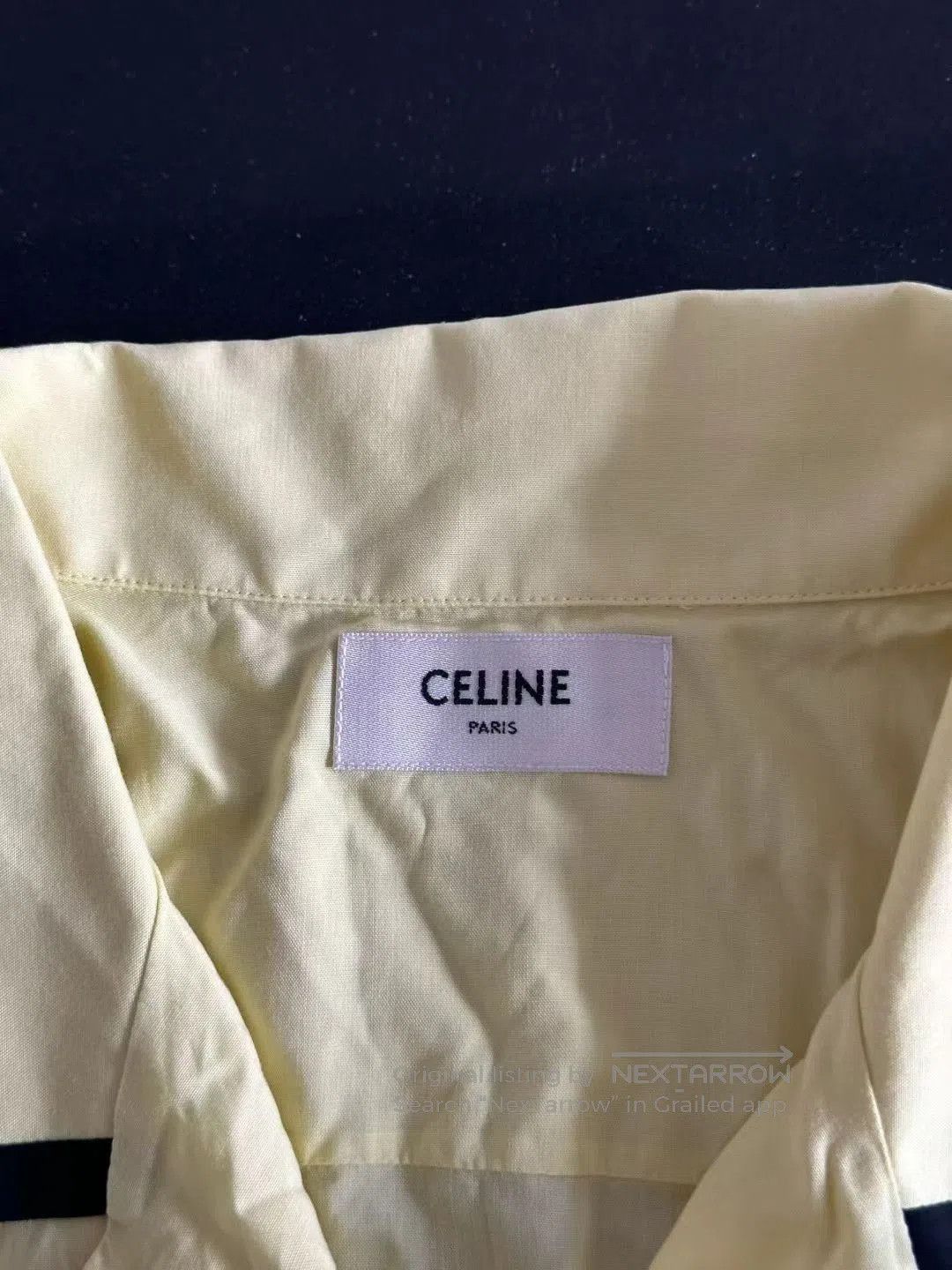 Celine Celine Yellow Embroidered Logo Short. Size US M / EU 48-50 / 2 - 3 Thumbnail