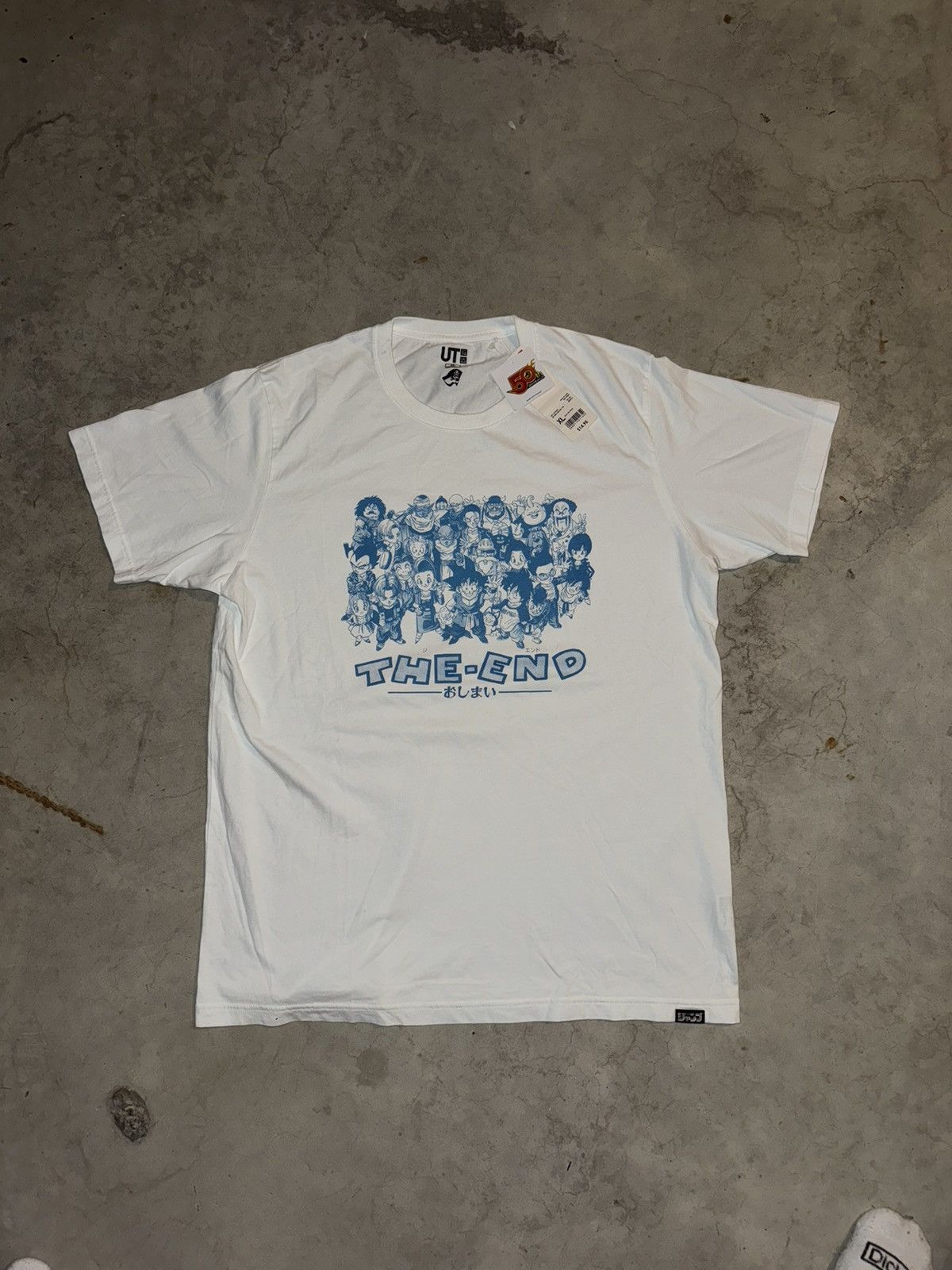 Uniqlo Uniqlo Dragon Ball Shonen Jump 50th Aniversery “The End” Tee Size US XL / EU 56 / 4 - 1 Thumbnail
