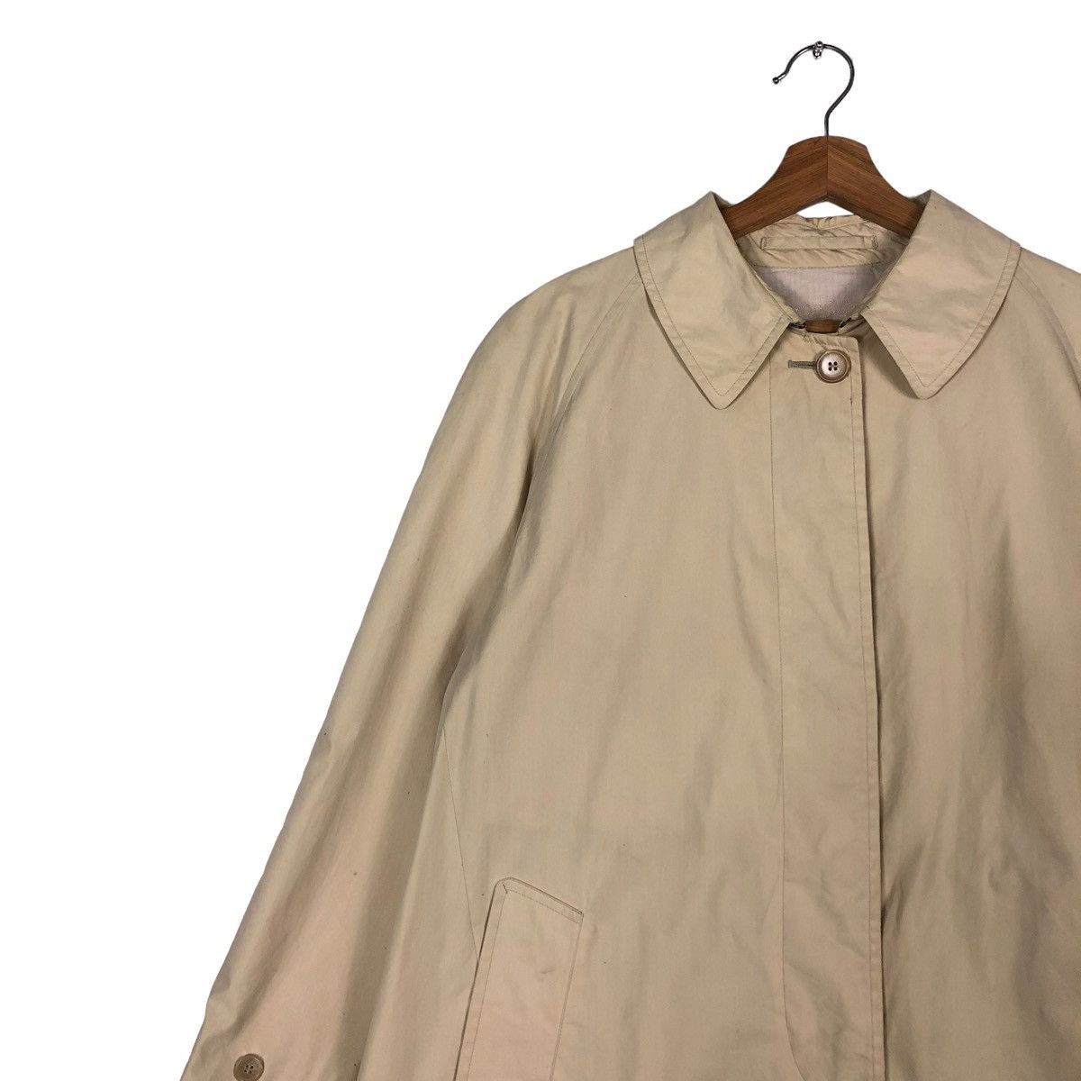 Bally × Designer 🔥VINTAGE LONG JACKET BALLY MADE IN ITALY DOUBLE COLLAR Size US M / EU 48-50 / 2 - 8 Thumbnail