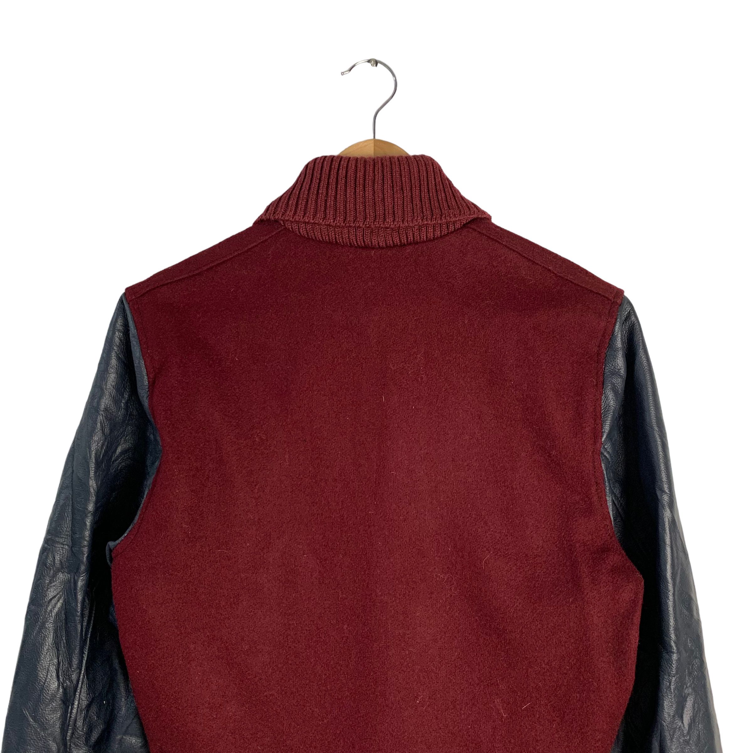 Skookum Vintage 60’s Skookum Letterman Leather Wool Varsity Jacket Size XS / US 0-2 / IT 36-38 - 6 Thumbnail