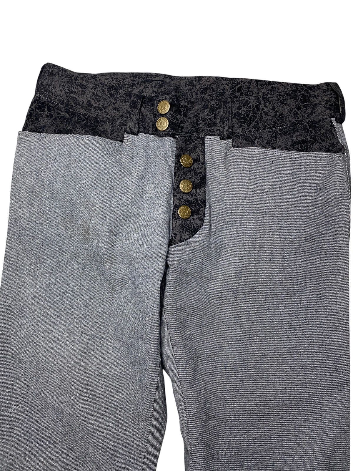 If Six Was Nine × Japanese Brand × Le Grande Bleu (L.G.B.) 2000's Tornado Mart Button Flared Pants Size US 28 / EU 44 - 3 Thumbnail