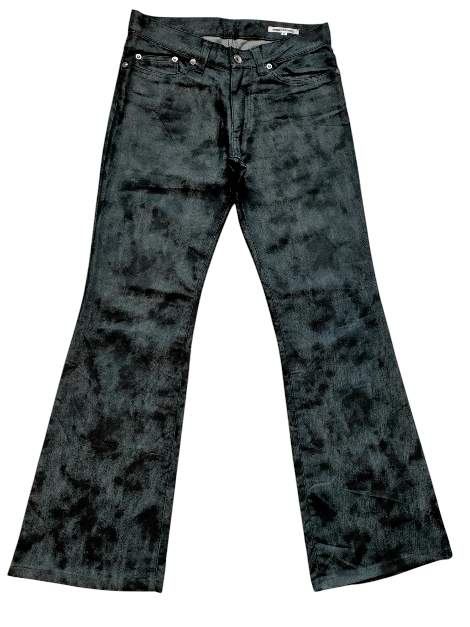 semanticdesign Flare Jeans Semantic Design Japan Art style Boot cut Denim Size US 30 / EU 46 - 2 Thumbnail