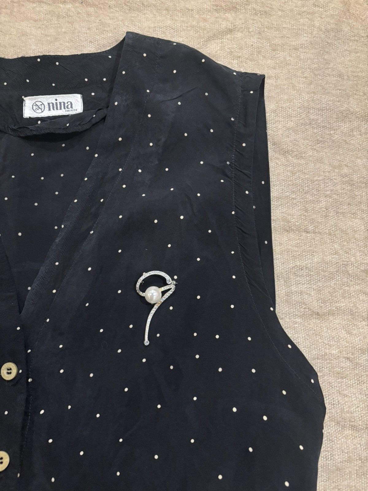 Other Polka dots vest.wt-122 Size M / US 6-8 / IT 42-44 - 3 Thumbnail