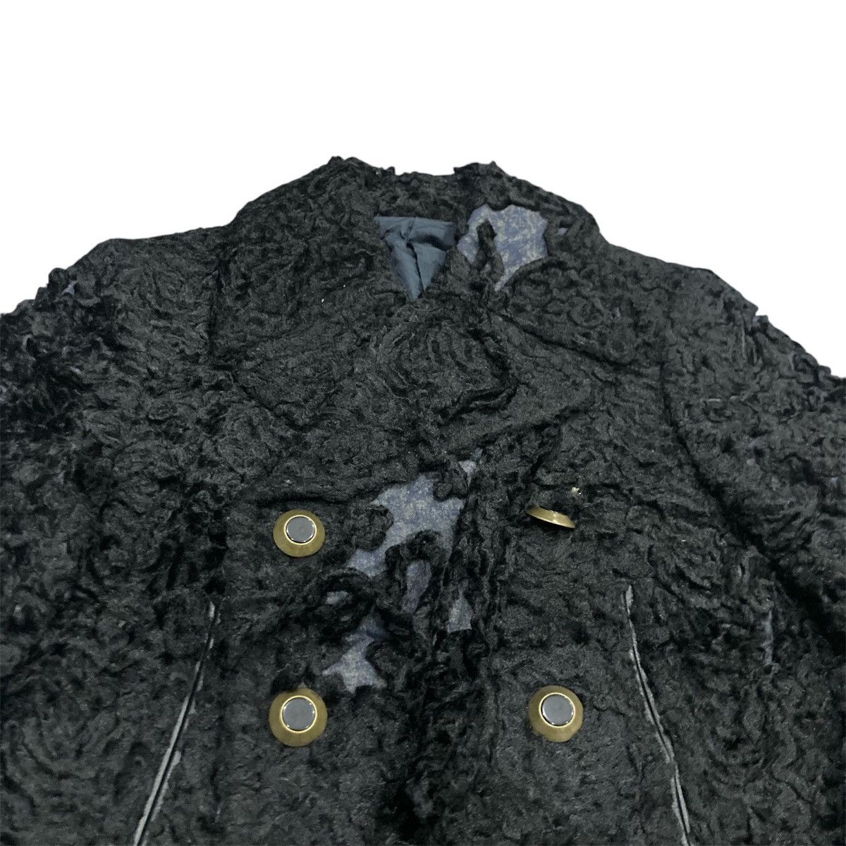 Jean Paul Gaultier DISTRESSED JEAN PAUL GAULTIER FEMME FAUX FUR JACKET Size S / US 4 / IT 40 - 4 Thumbnail