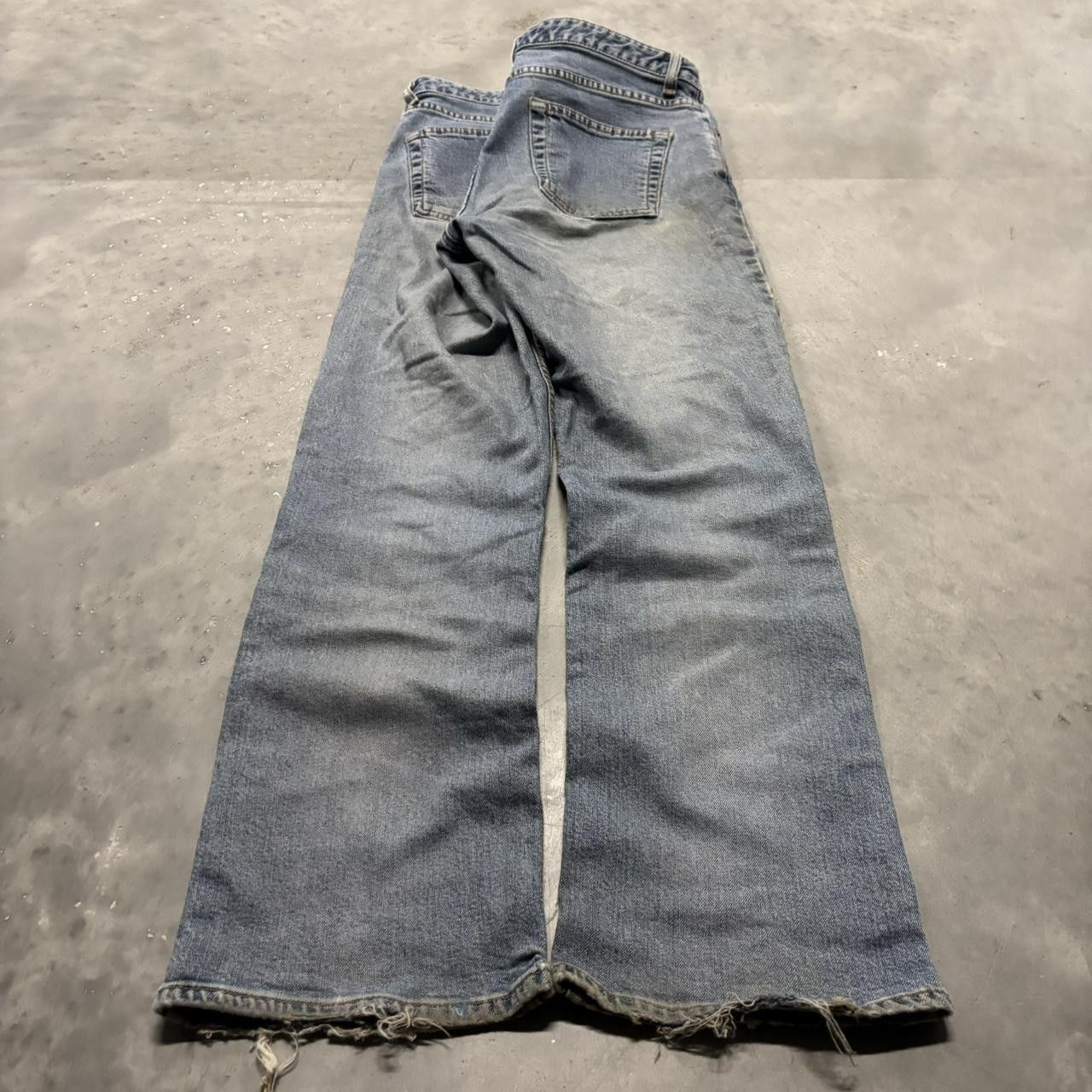 Japanese Brand × Vintage Crazy Vintage 90s Grunge Distressed Made In USA Denim Jeans! Size US 31 - 3 Thumbnail