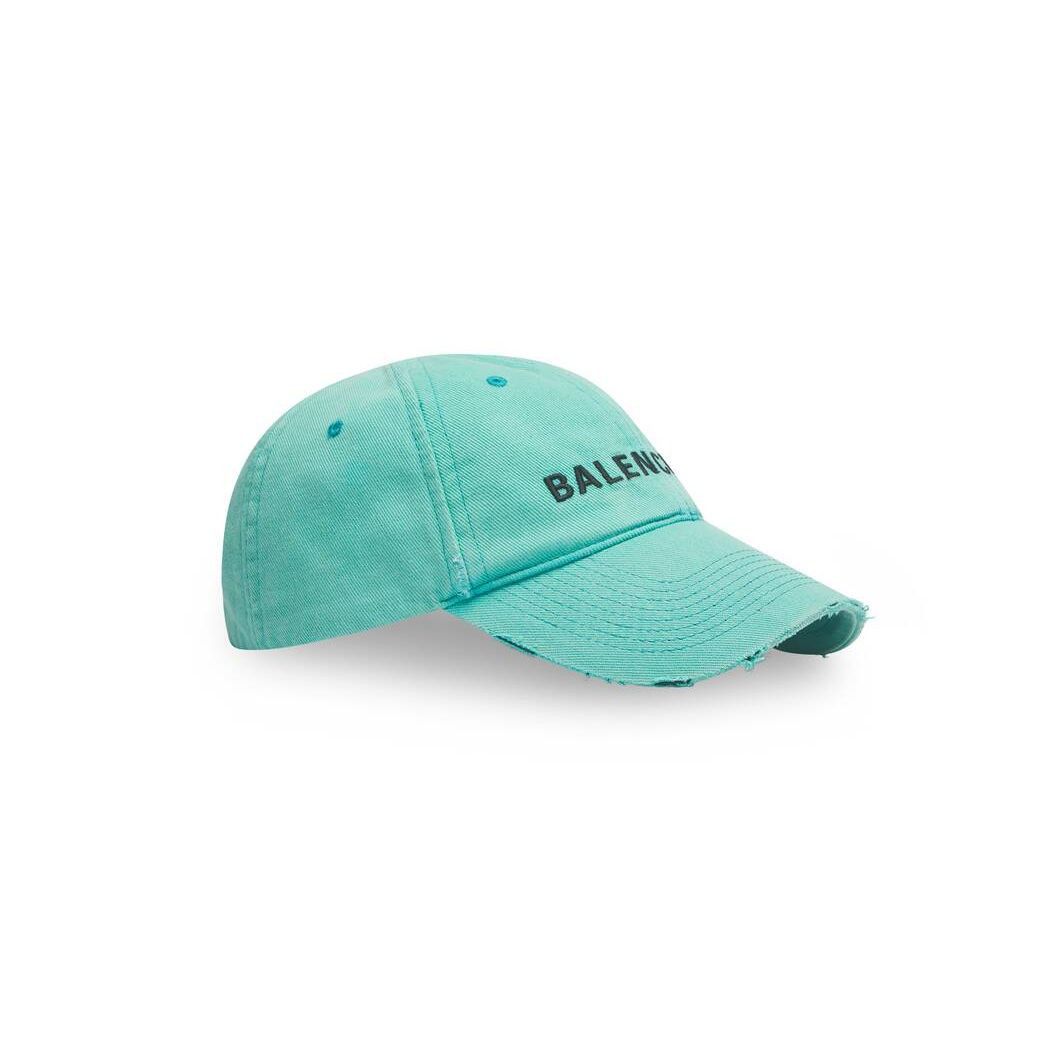 Balenciaga o1bcso1str1024 Size: S / Logo Front Cap in Blue Size ONE SIZE - 2 Thumbnail
