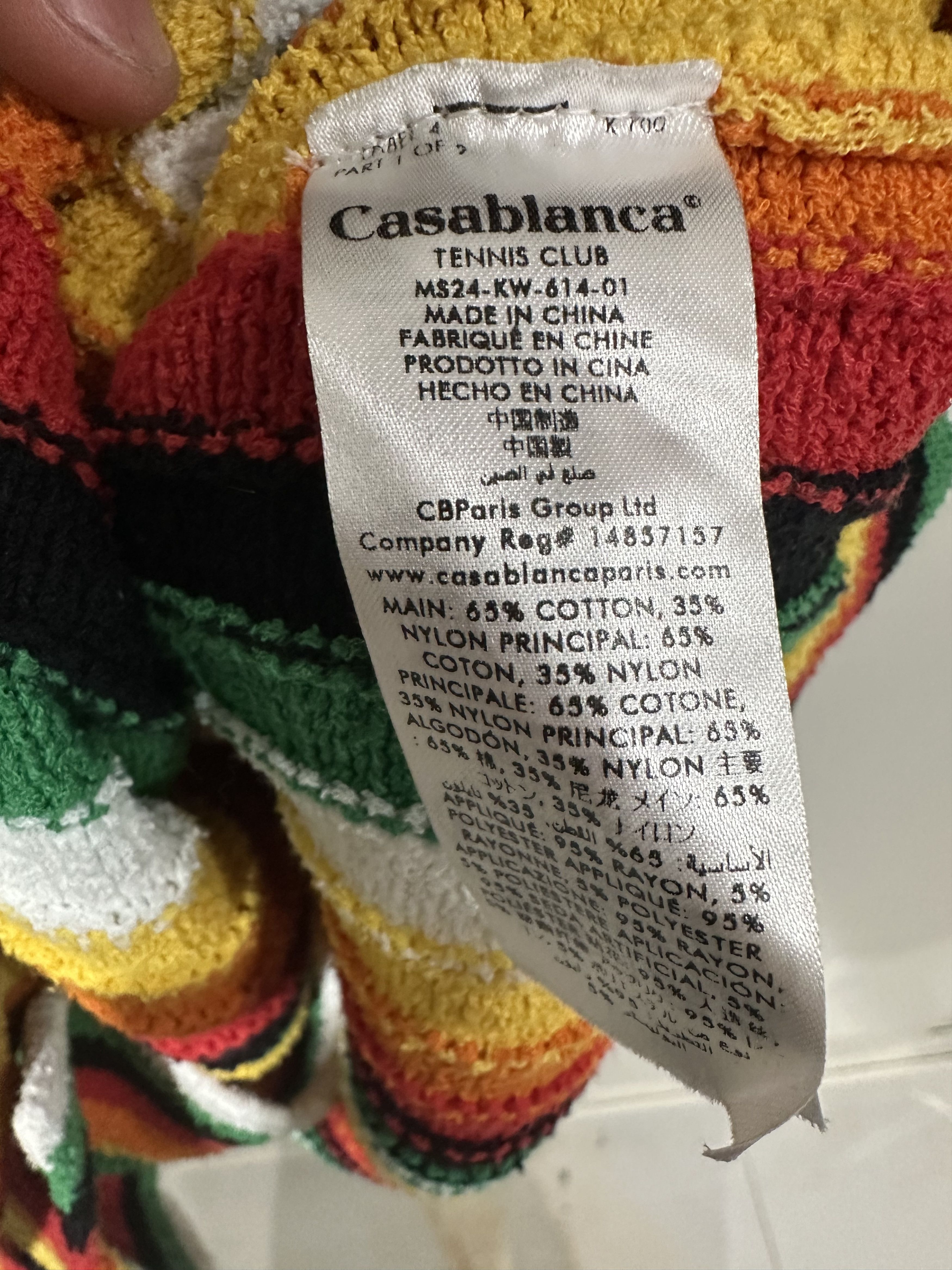 Casablanca casablanca towel shirt Size US S / EU 44-46 / 1 - 7 Thumbnail