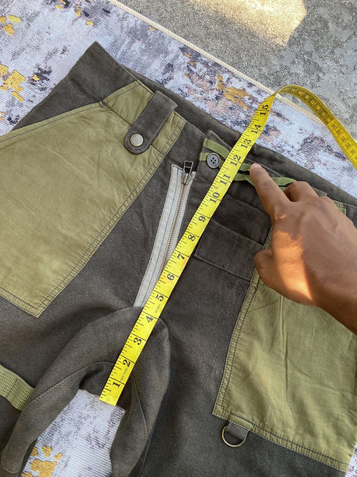 Japanese Brand Vintage Japanese Brands Wool Cargo Mobstyles Pants Size US 35 - 16 Thumbnail