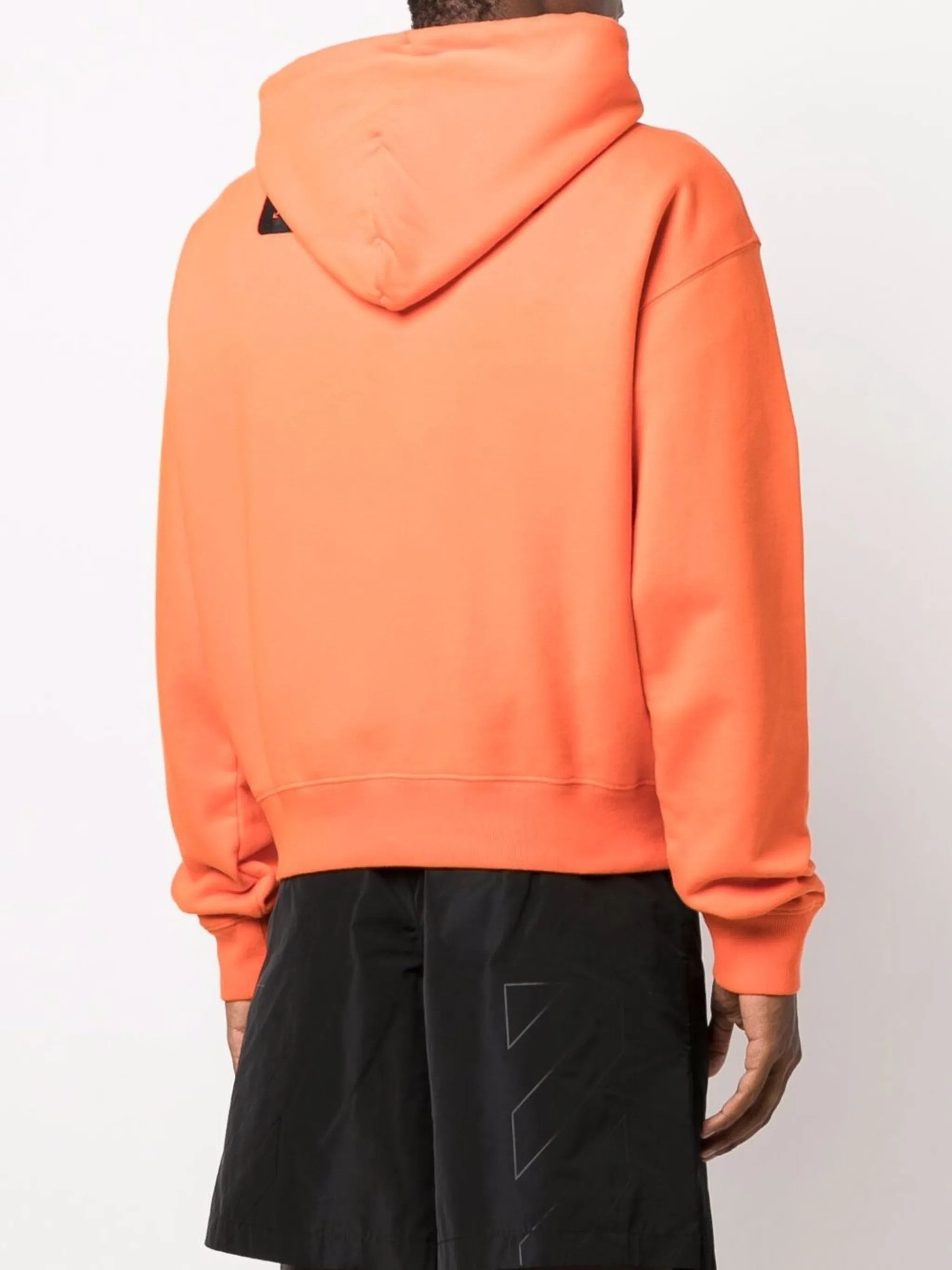Off-White Orange Rubber Arrow Font Logo Oversized Hoodie Size US XL / EU 56 / 4 - 4 Thumbnail