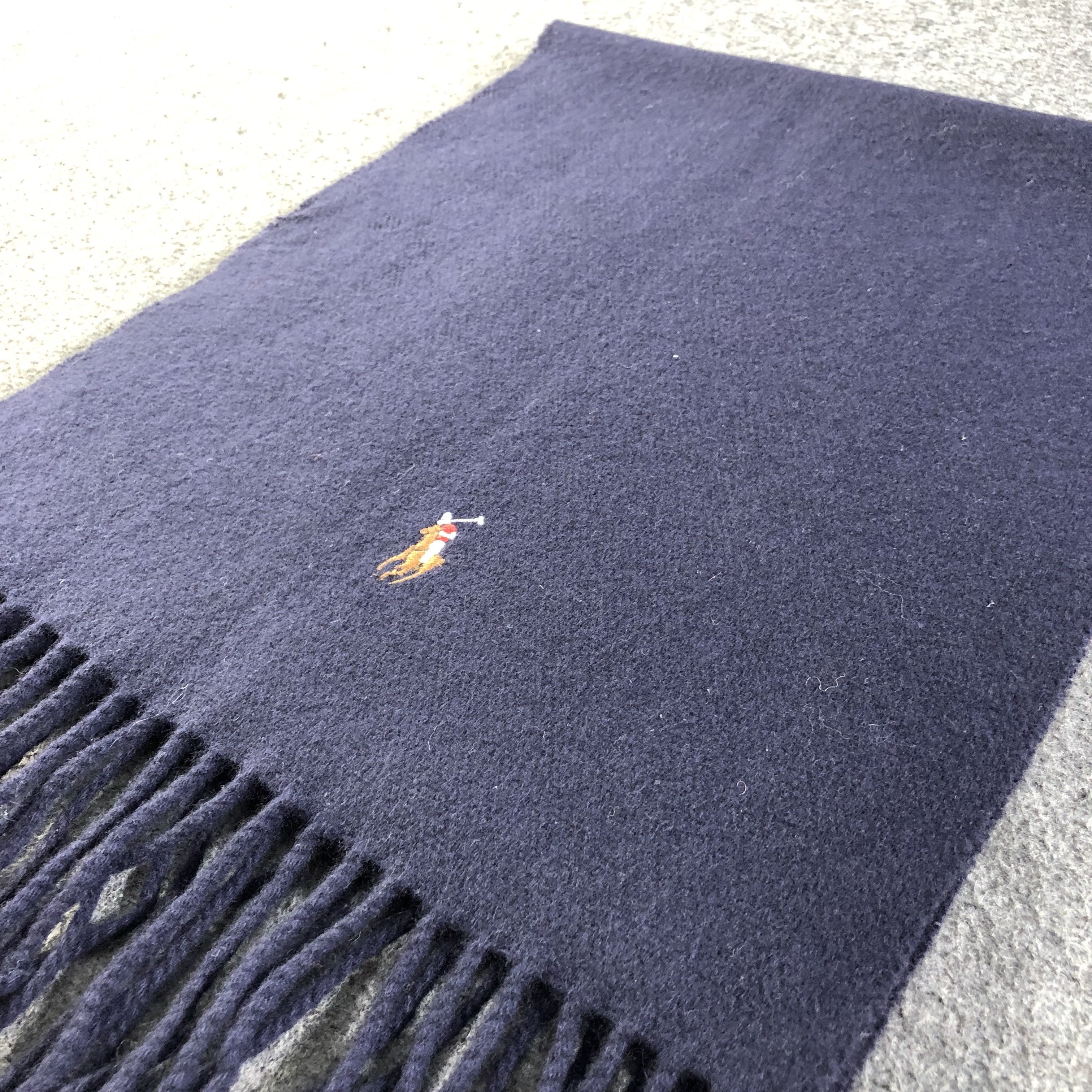 Polo Ralph Lauren Polo Ralph Lauren Cashmere Scarf Muffler V1303 Size ONE SIZE - 3 Thumbnail