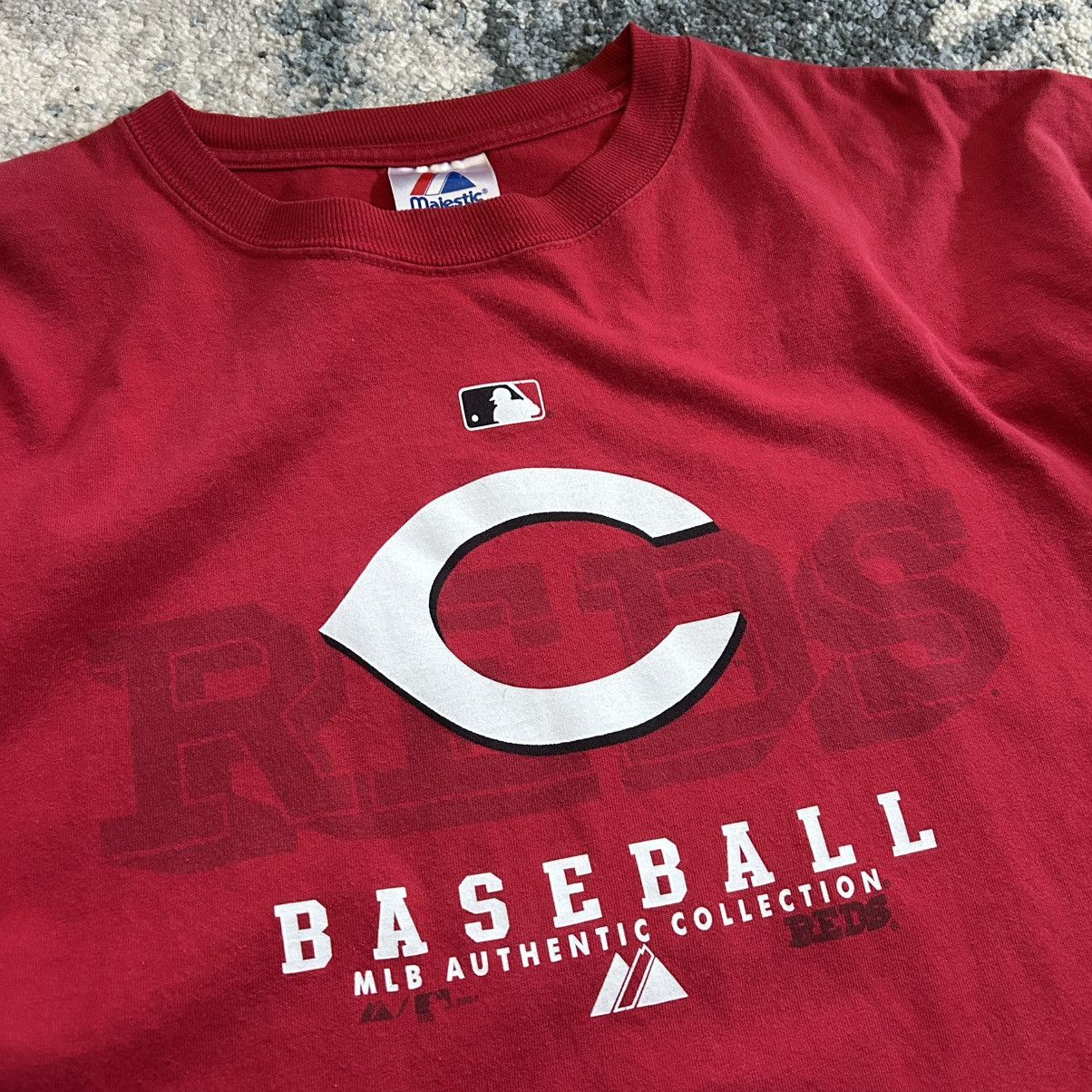 Majestic 2007 CiNCiNNATi REDS HEAVYWEiGHT MAJESTiC ATHLETiC TEE Size US XL / EU 56 / 4 - 1 Thumbnail