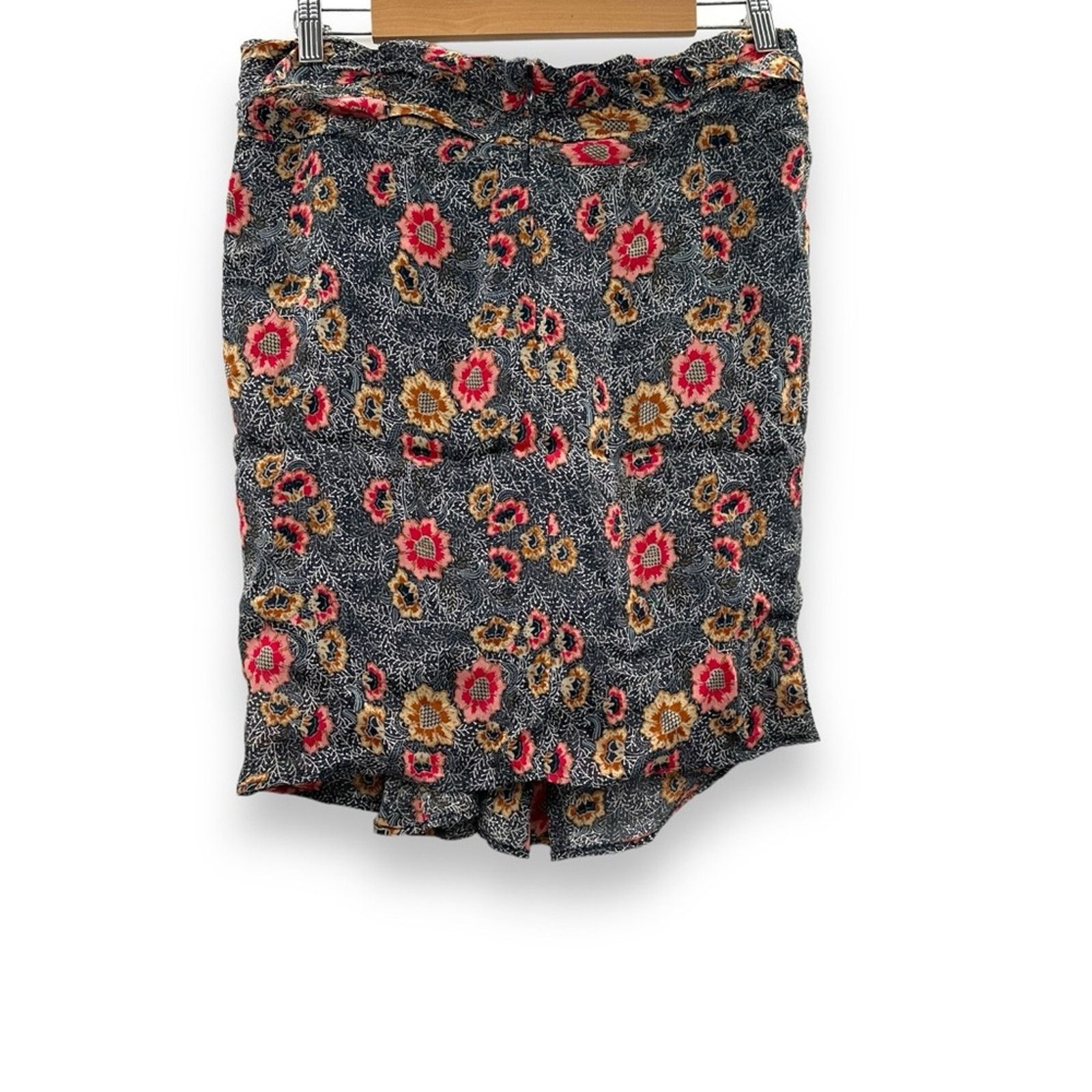 Isabel Marant Isabel Marant Etoile Sevan Floral Print Ruched Mini Skirt Size 28" / US 6 / IT 42 - 5 Thumbnail