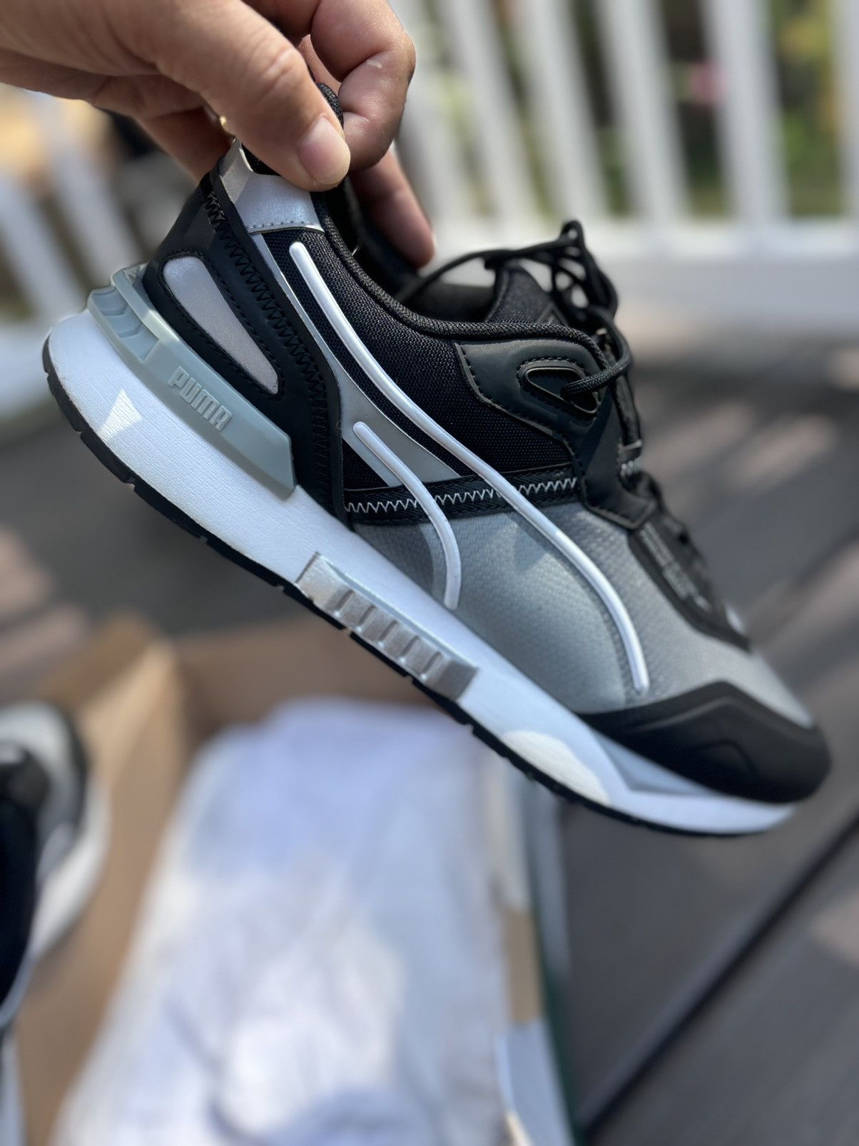 Puma puma mirage tech metallic - size 12 men. barely used** Size US 12 / EU 45 - 14 Thumbnail