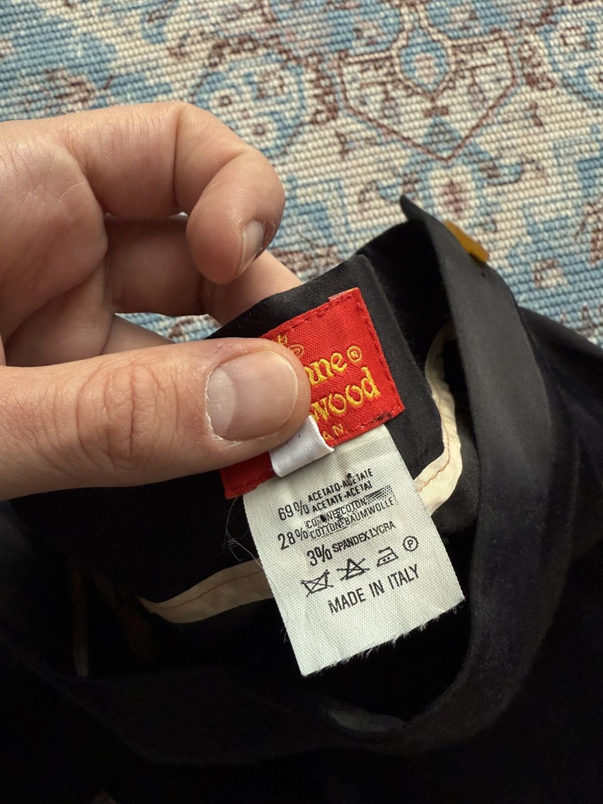 Vivienne Westwood Archive 90s Vivienne Westwood Red Label Acetat Vintage Pants Size 27" / US 4 / IT 40 - 6 Thumbnail