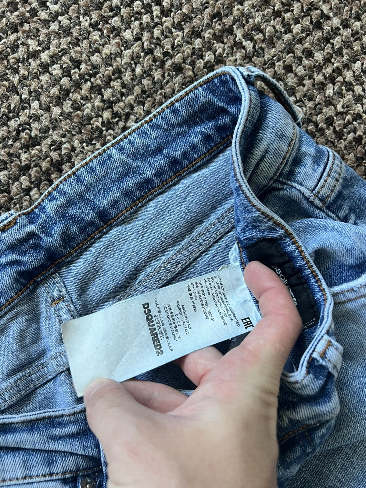 Dsquared2 Dsquared2 Jeans Vintage Denim Skinny Fit Pants Size US 32 / EU 48 - 10 Thumbnail