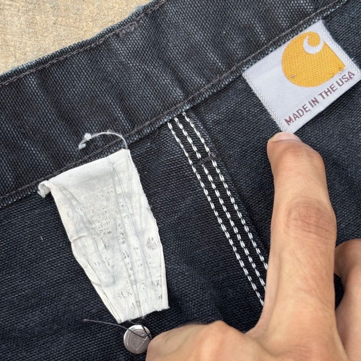 Carhartt Vintage 00s Thrashed Carhartt Double Knee Pant Size US 34 / EU 50 - 4 Thumbnail