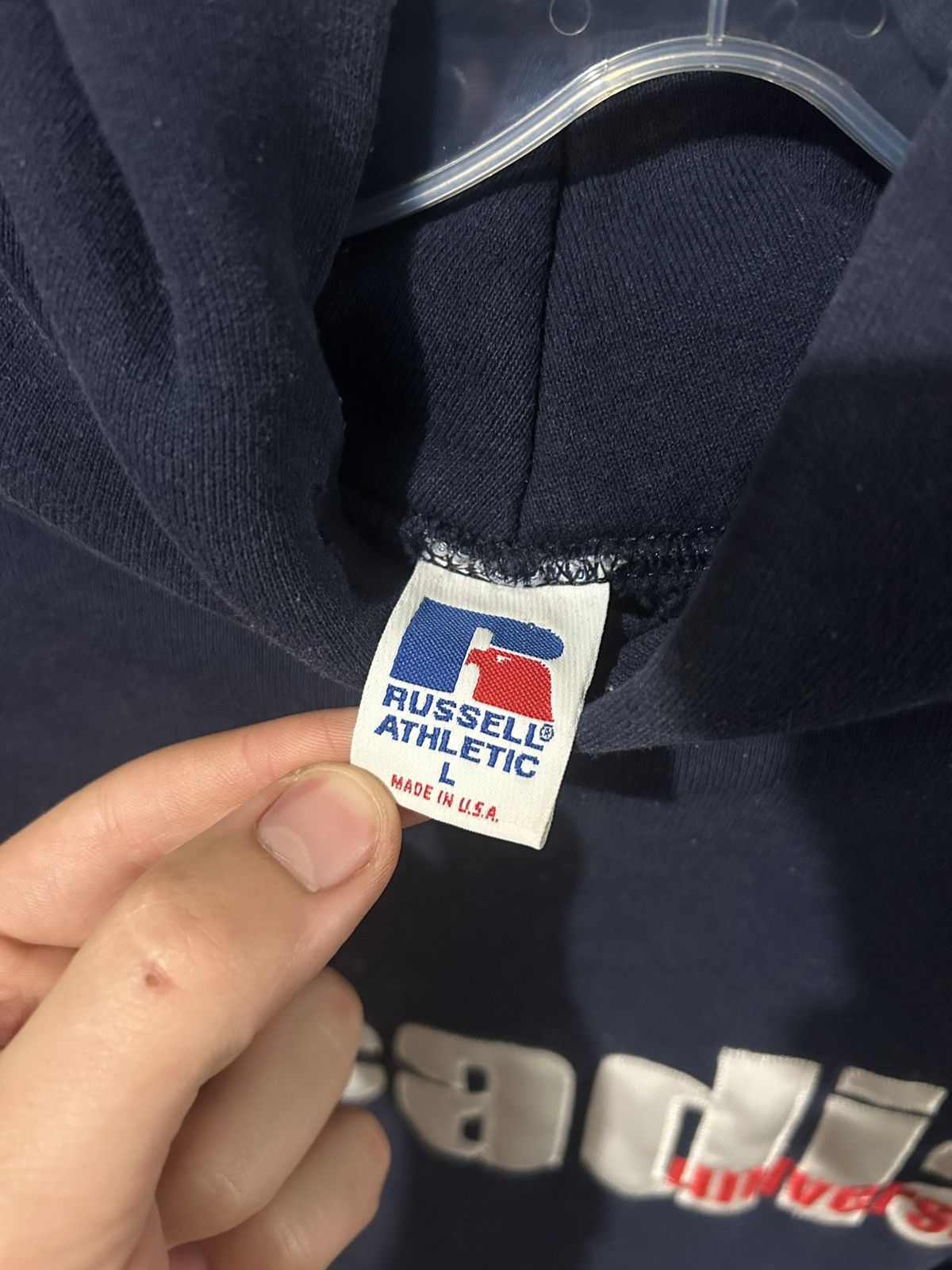 Russell Athletic Vintage 90s Russel Athletic Made In USA Acadia University Size US L / EU 52-54 / 3 - 6 Thumbnail