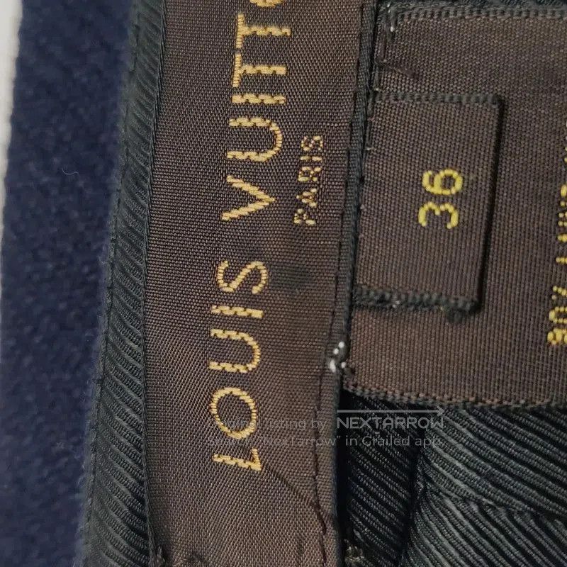 Louis Vuitton Louis Vuitton Black Wool Blend Skirt Size 36. Size 35" - 7 Thumbnail