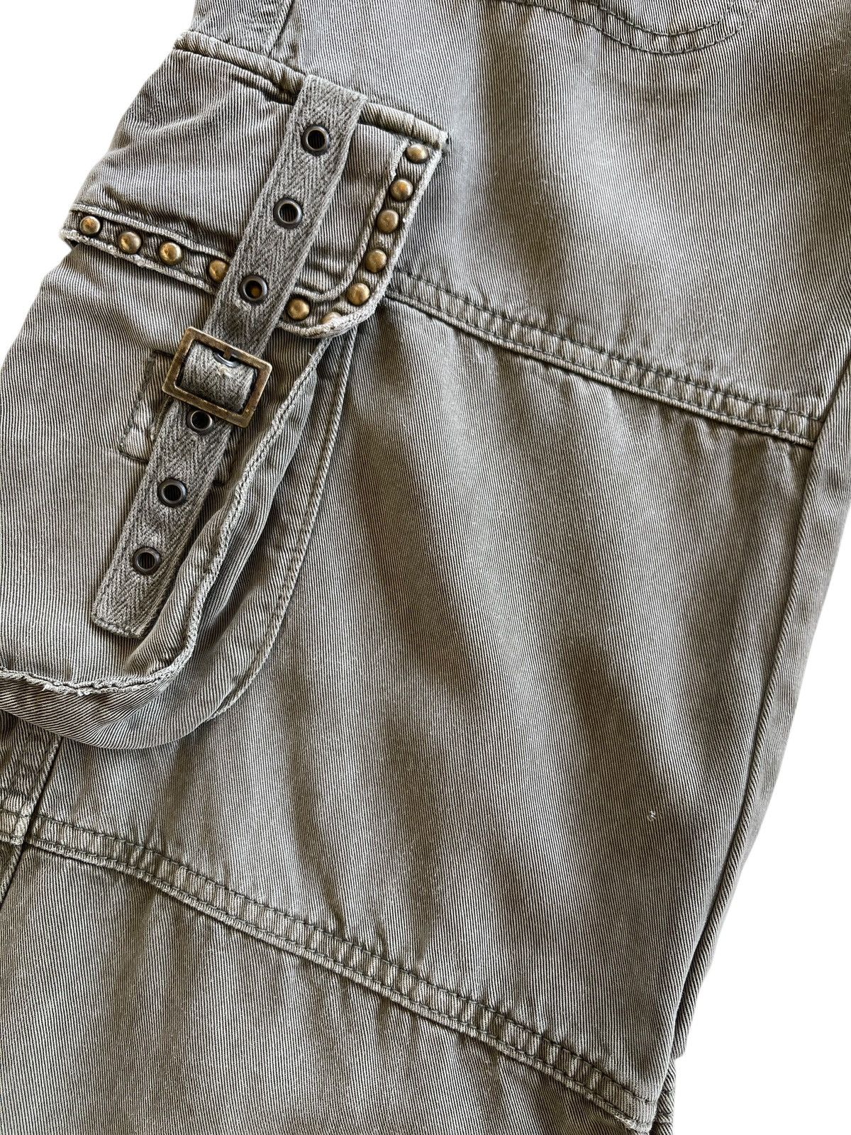 Cook Jeans Y2K Studded Bondage Flare Cargo If Six Was Nine Pants Size 28" / US 6 / IT 42 - 7 Thumbnail