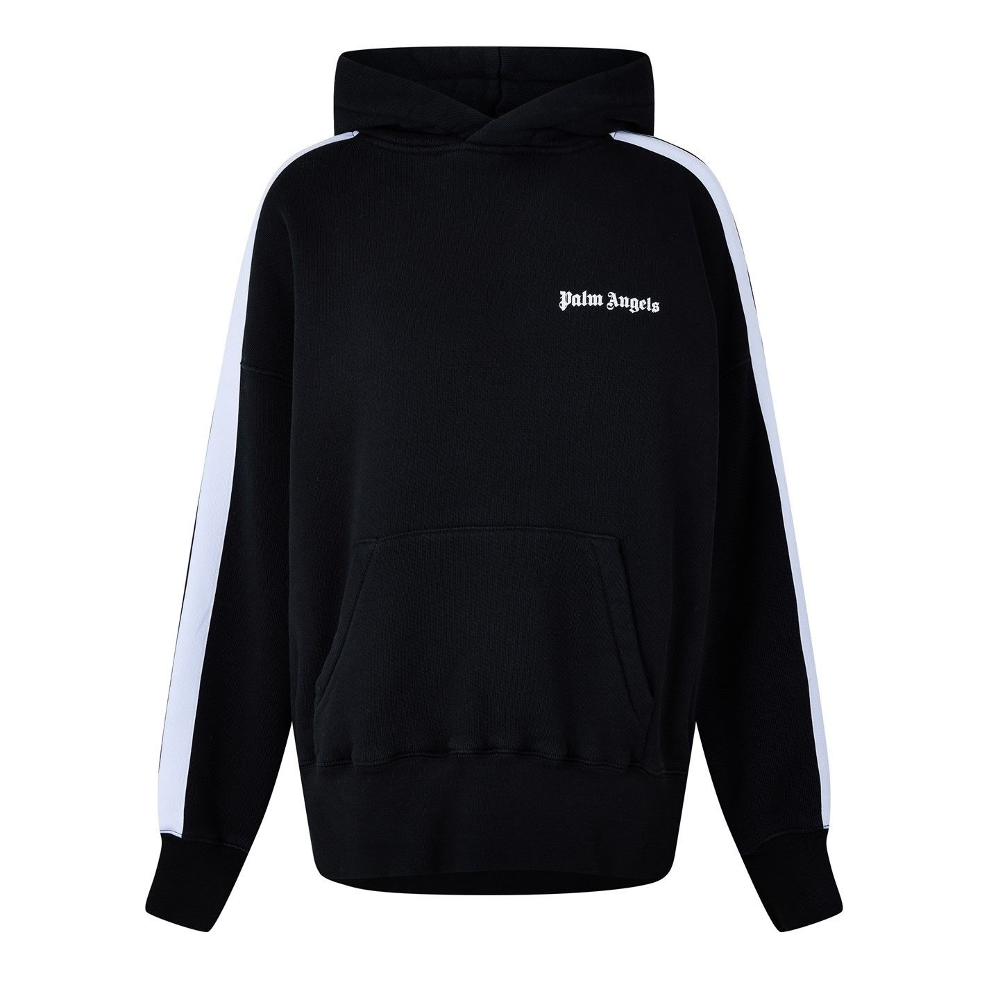 Palm Angels o1g2r1mq0325 Track Hoodie in Black & White Size M / US 6-8 / IT 42-44 - 1 Thumbnail
