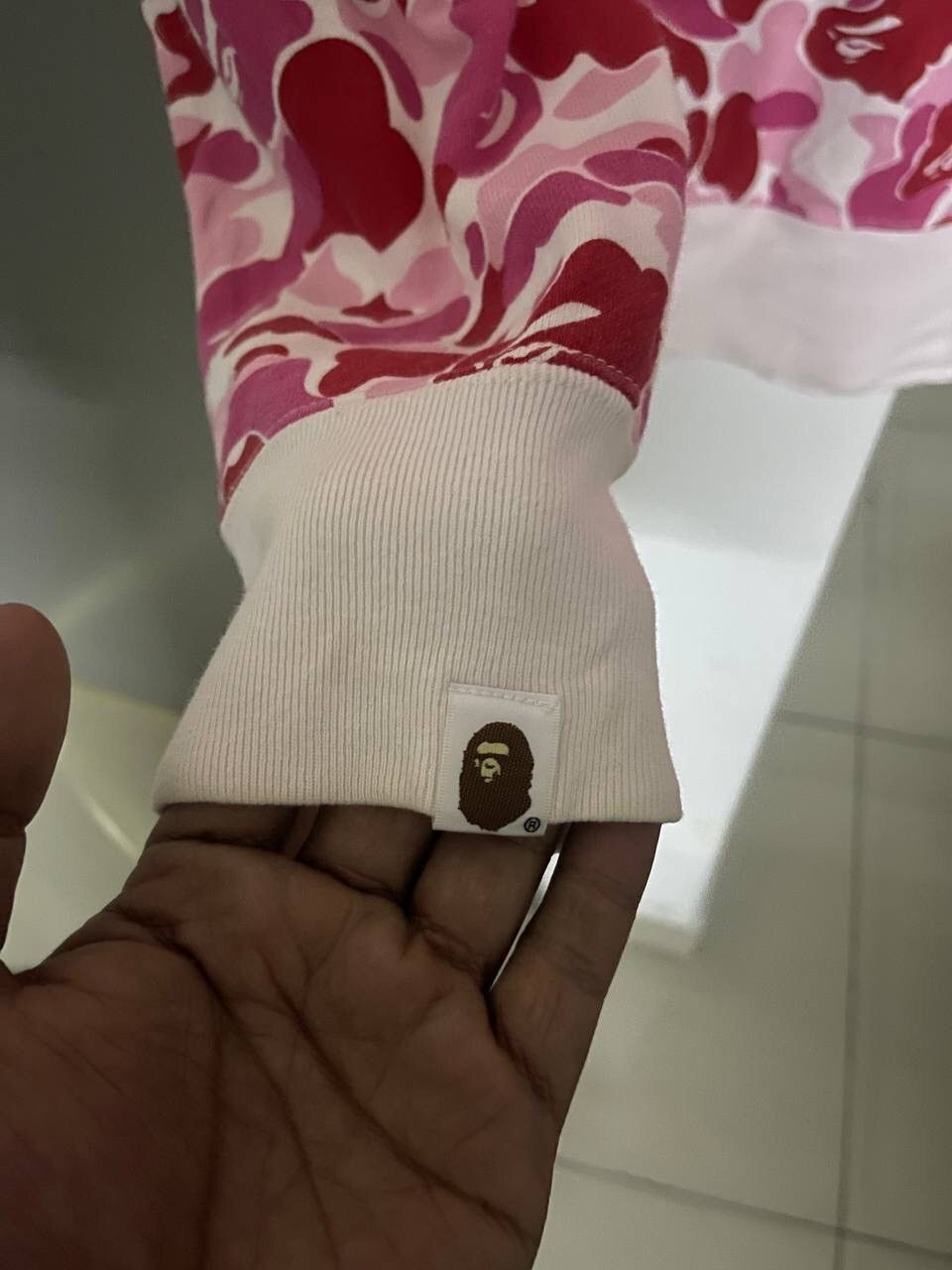 Bape A Bathing Ape Bape Crewneck Pink Camo Sweatshirt Size US L / EU 52-54 / 3 - 4 Thumbnail
