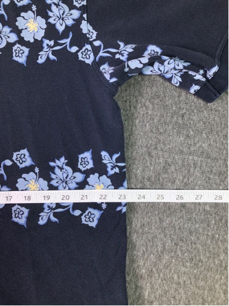 Tommy Hilfiger Tommy Hilfiger xl Hawaii wild flower blue polo shirt floral Size US XL / EU 56 / 4 - 3 Thumbnail