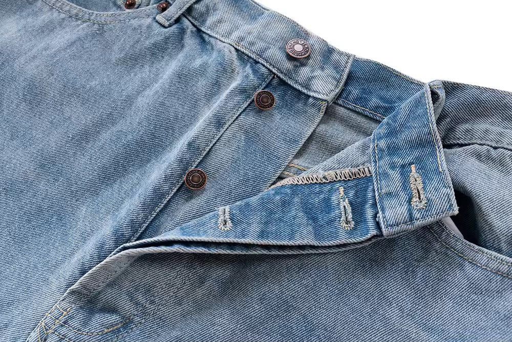 Japanese Brand × Jean Blue washed loose faded y2k jeans Size US 36 / EU 52 - 5 Thumbnail