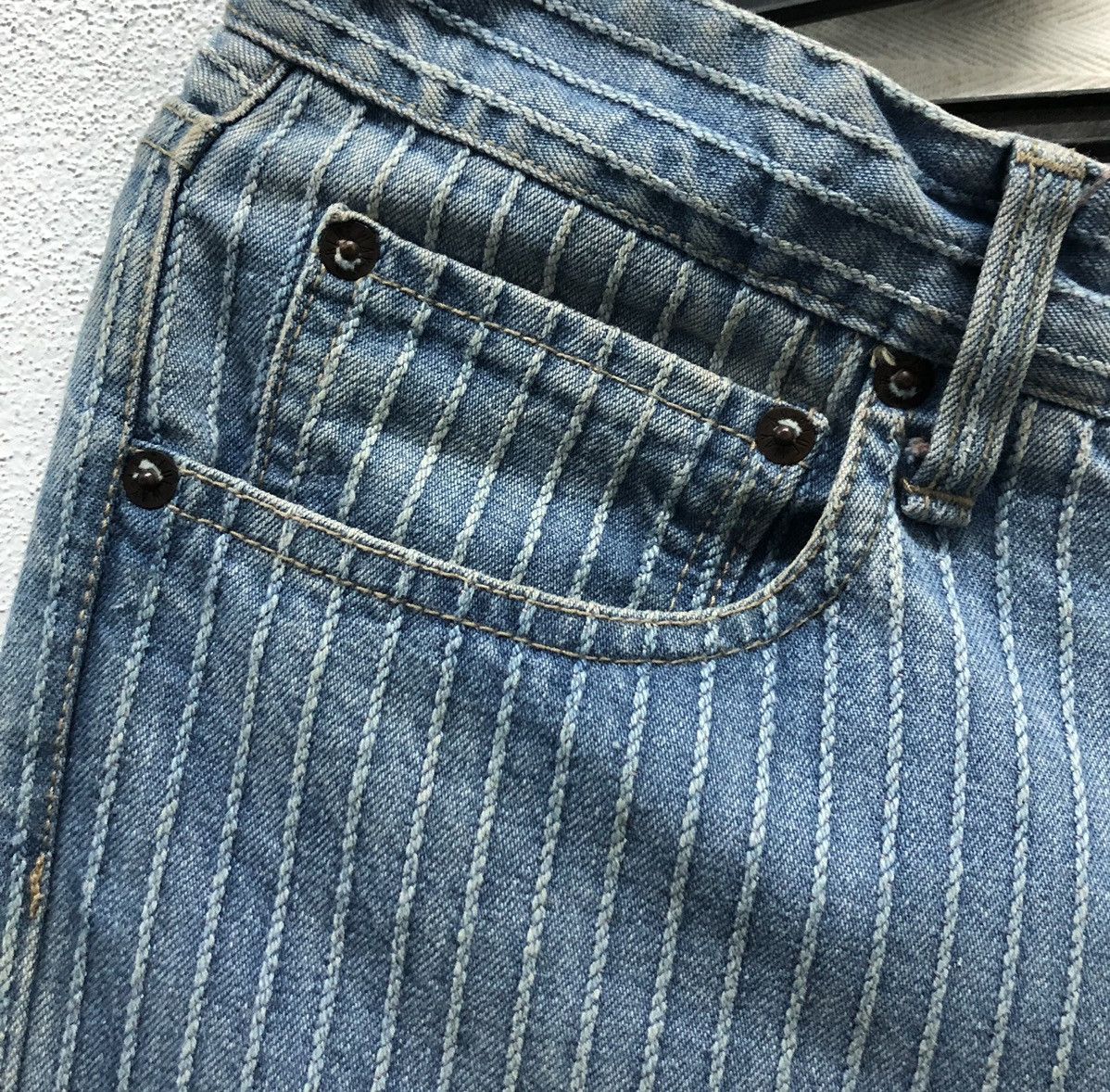Japanese Brand Modern Vintage Blue Way Made In Japan Denim Pants Size US 32 / EU 48 - 5 Thumbnail