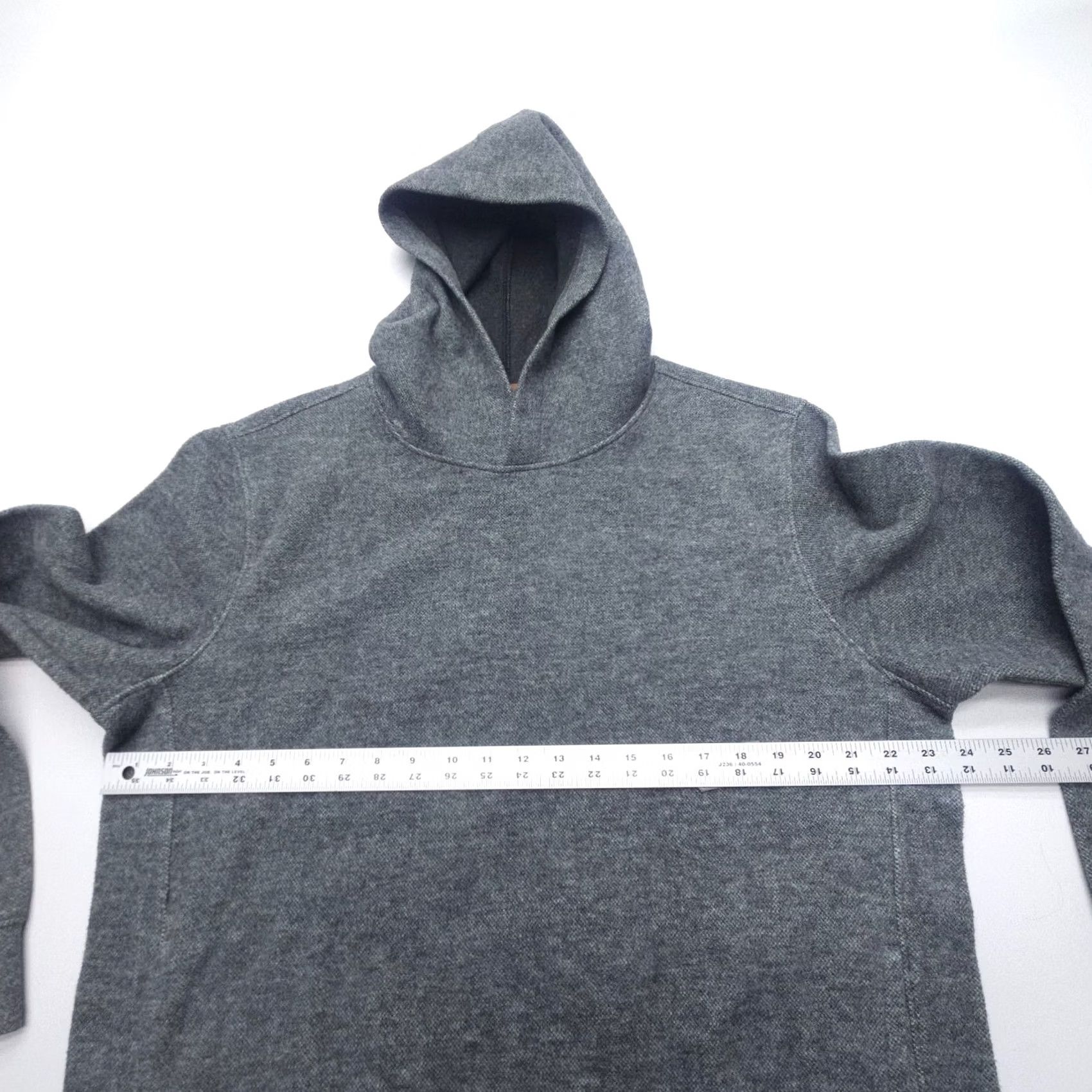 Vintage JACHS New York Wool Blend Sweater Hoodie Mens L Gray Knit Pullover with Pockets Logo Outdoor Knit Size US L / EU 52-54 / 3 - 7 Thumbnail